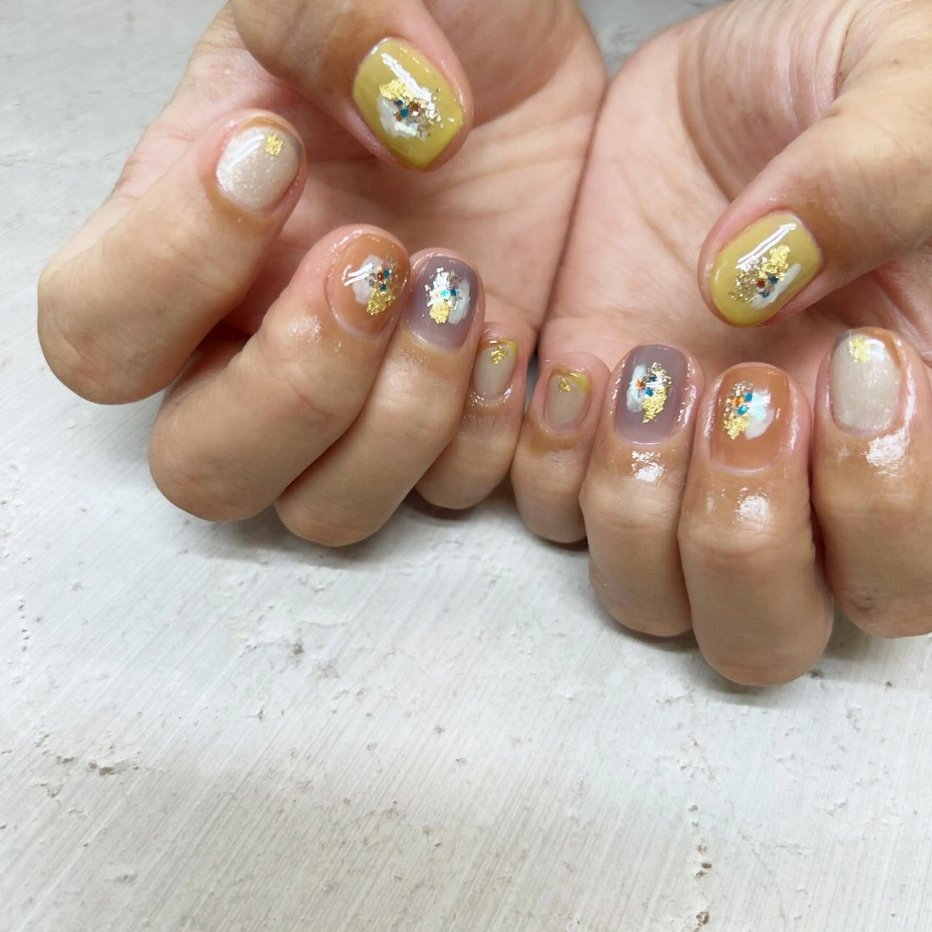 ネイル Hair salon Irie所属・與儀 知佳のネイルデザイン