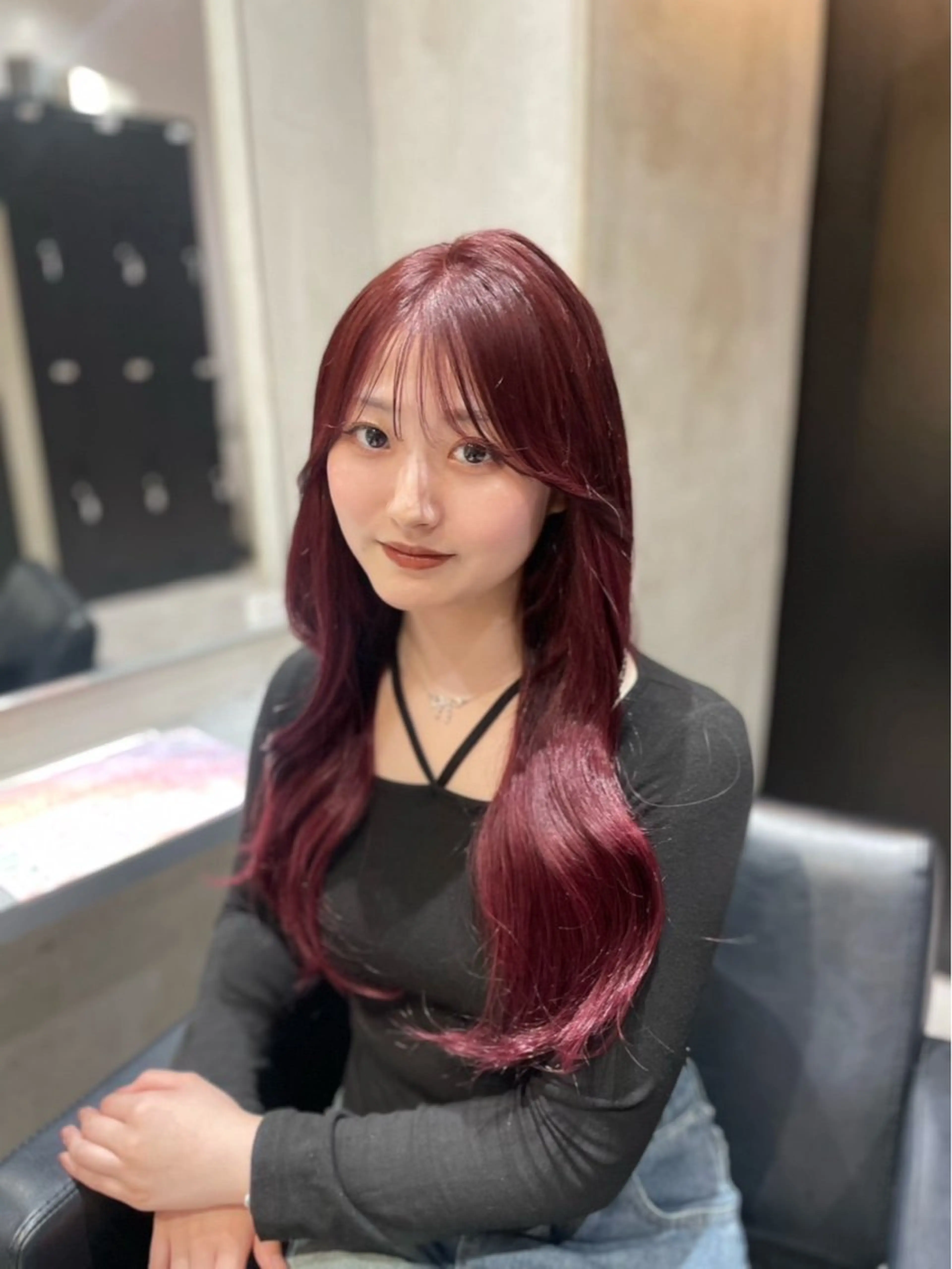 ロング カット エクステ 🦋韓国ヘア 坂本 菜摘🦋のヘアスタイル