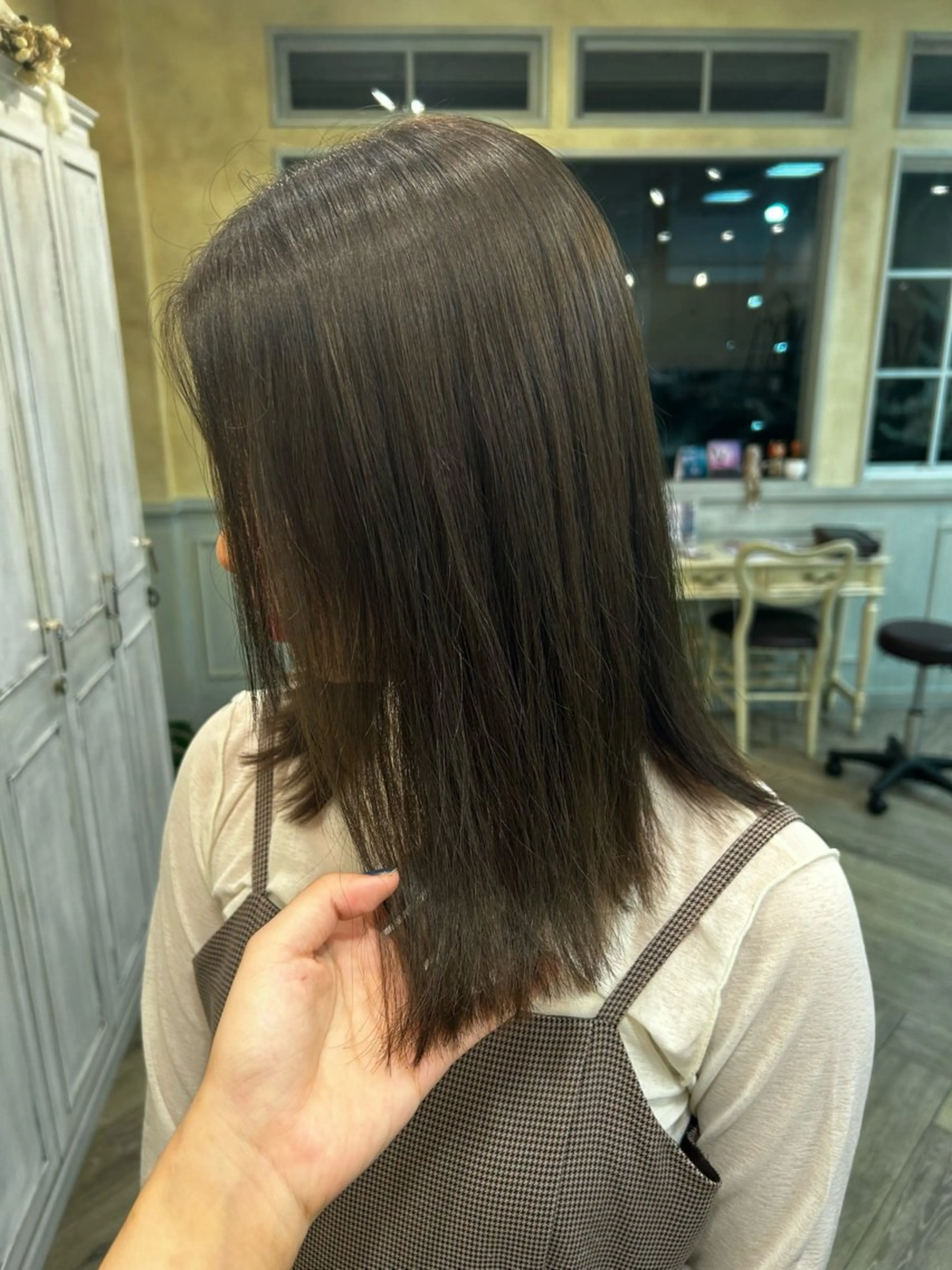 《黒髪卒業式大歓迎✨️》透明感爆誕！寒色系カラー🫐🫧🌿(前髪カットサービス)の写真