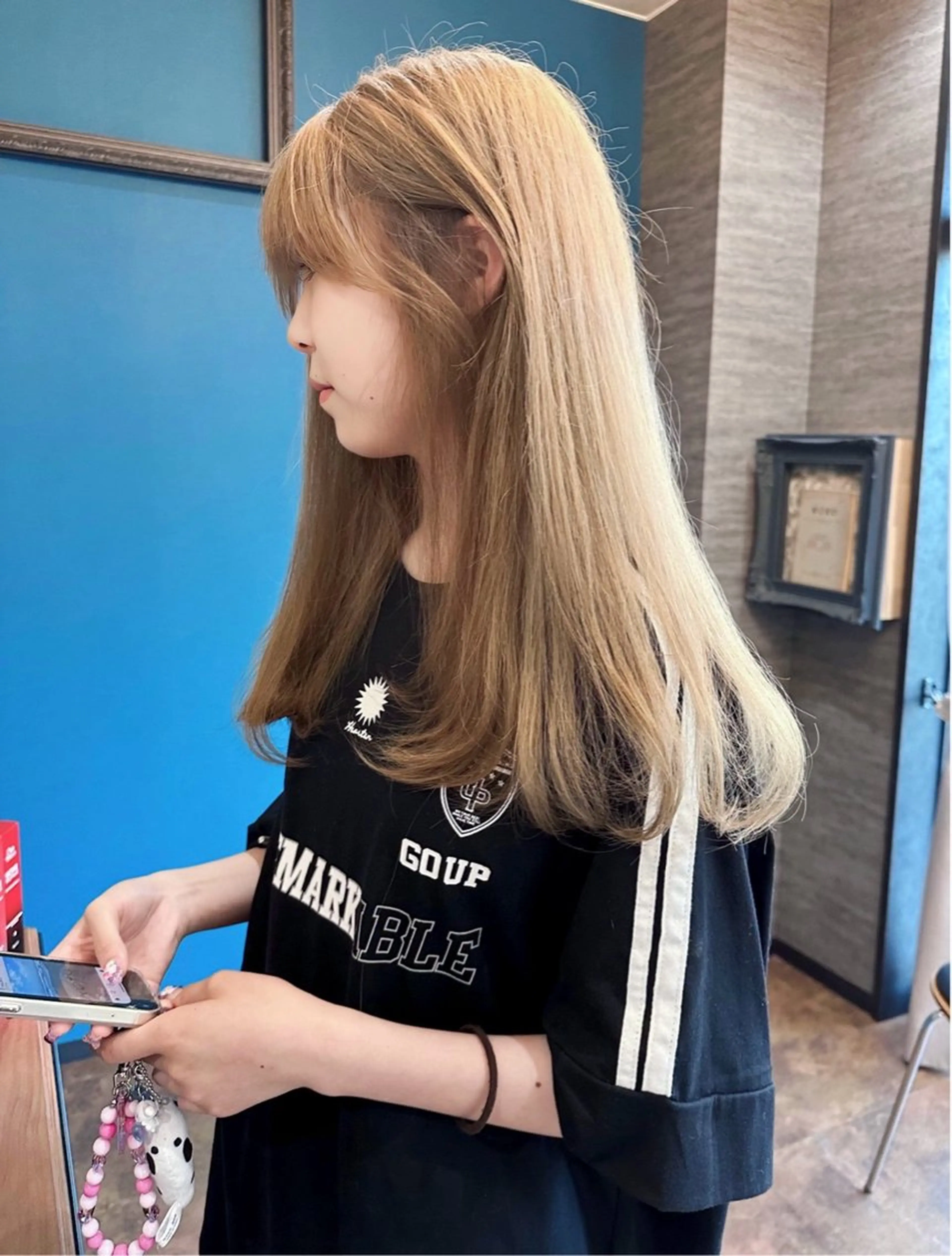 ロング 𝑭𝒖𝒌𝒂🩶 モテ髪×透明感カラーのヘアスタイル