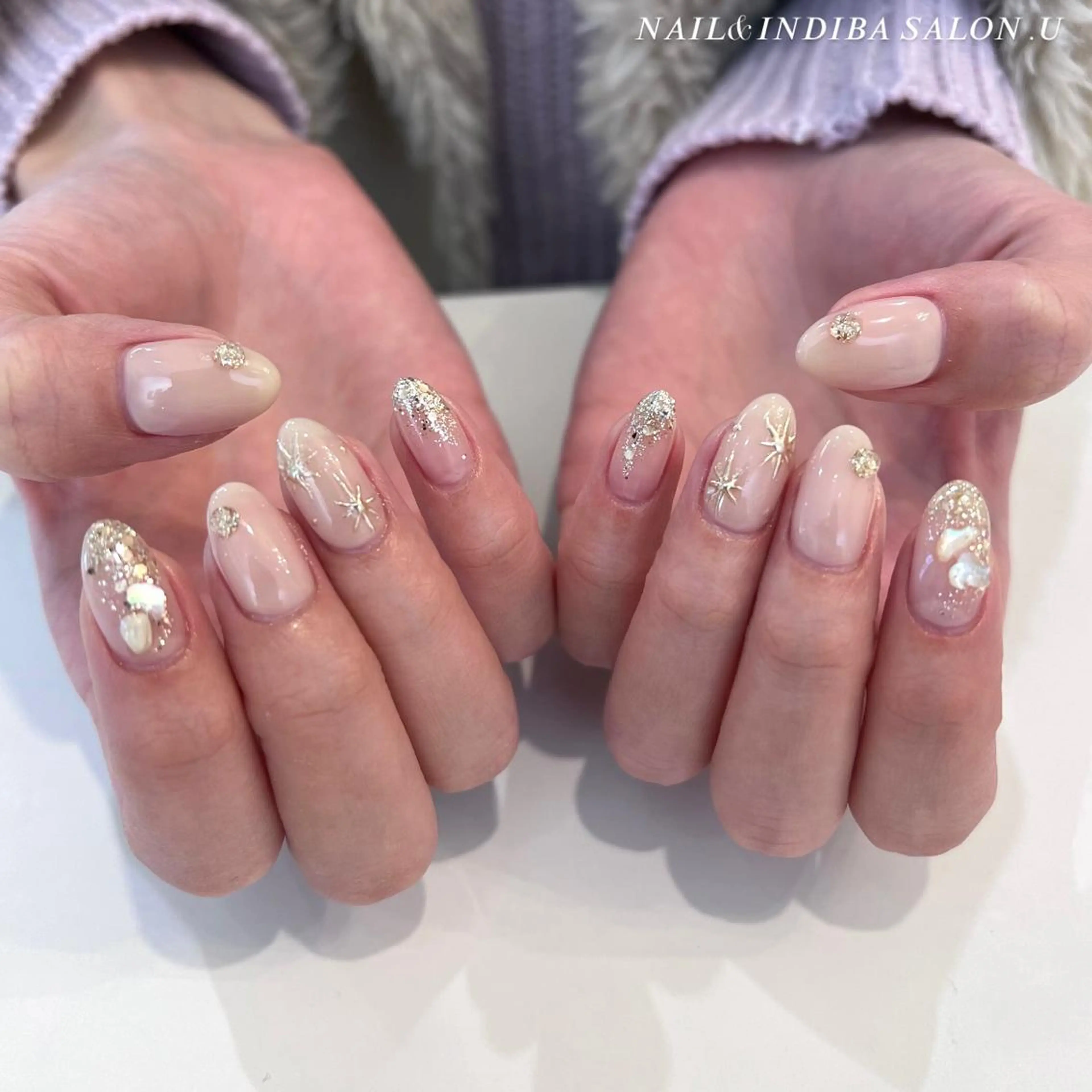 ネイル 冬ネイル クリスマス Nail Salon .U所属・Sota Nahoのネイルデザイン