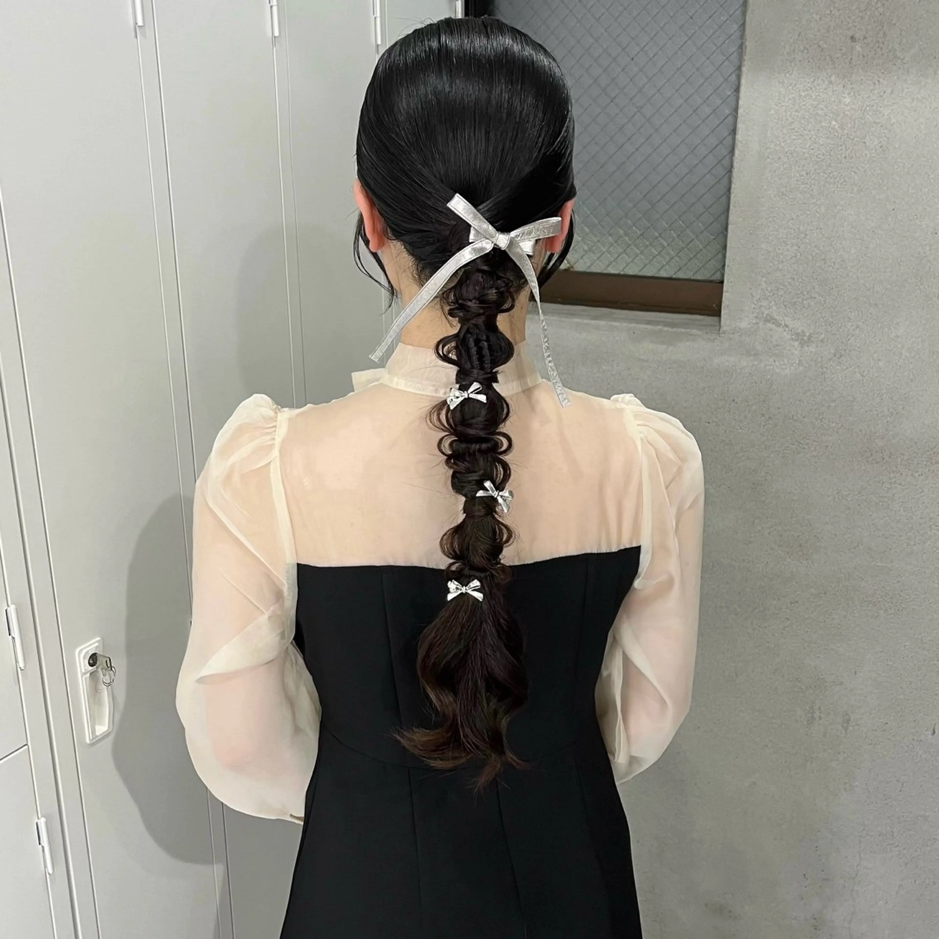 ロング ヘアアレンジ ヘアセット riko/レイヤー/ 艶カラー/ヘアセットのヘアスタイル