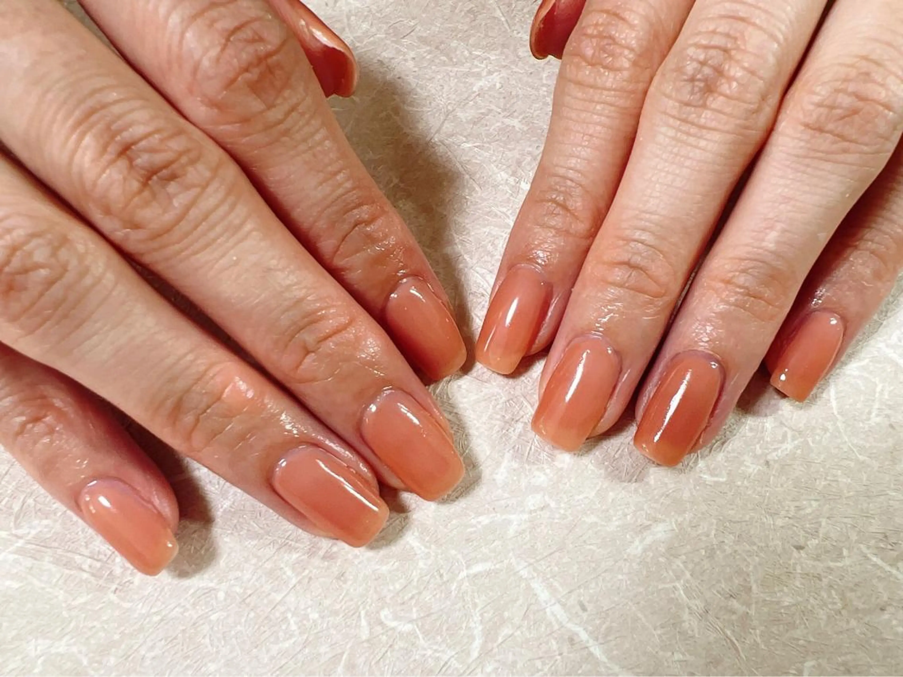 ネイル ワンカラーネイル ハンドネイル kiki nail 二子玉川のネイルデザイン