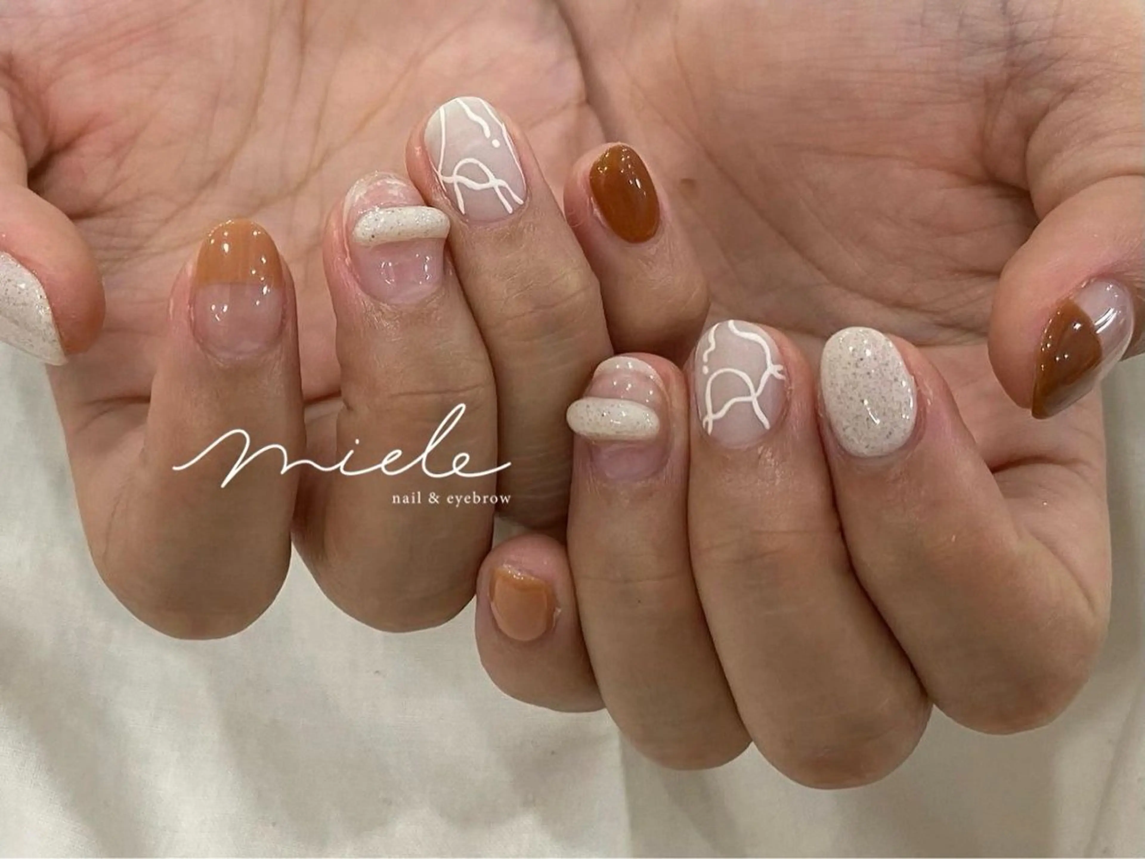 ネイル ハンドネイル miele【ミエレ】 シンプル一癖のネイルデザイン