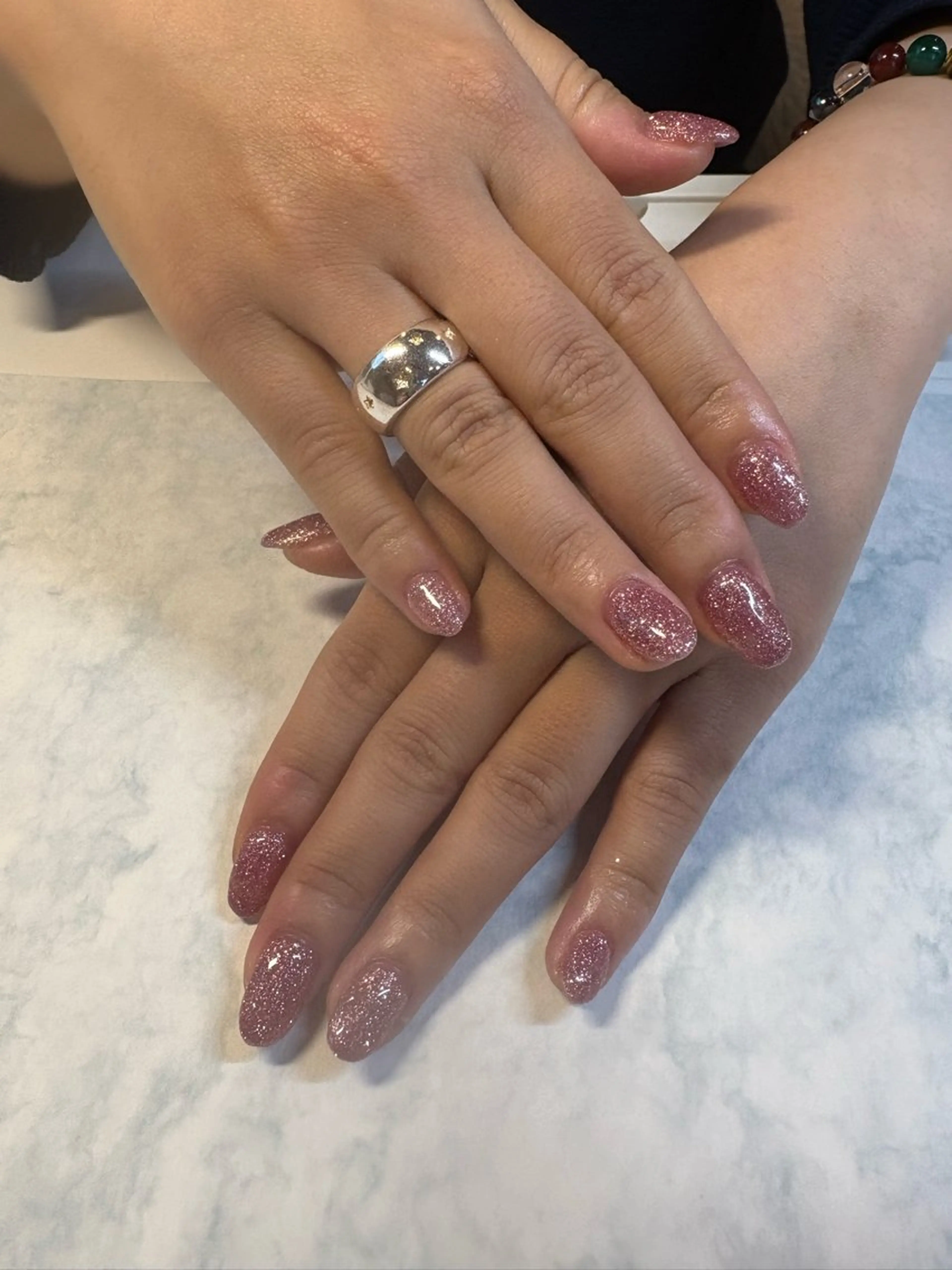 ネイル フラッシュネイル ゴージャス キラキラネイル colors荻窪所属・colors 荻窪のネイルデザイン