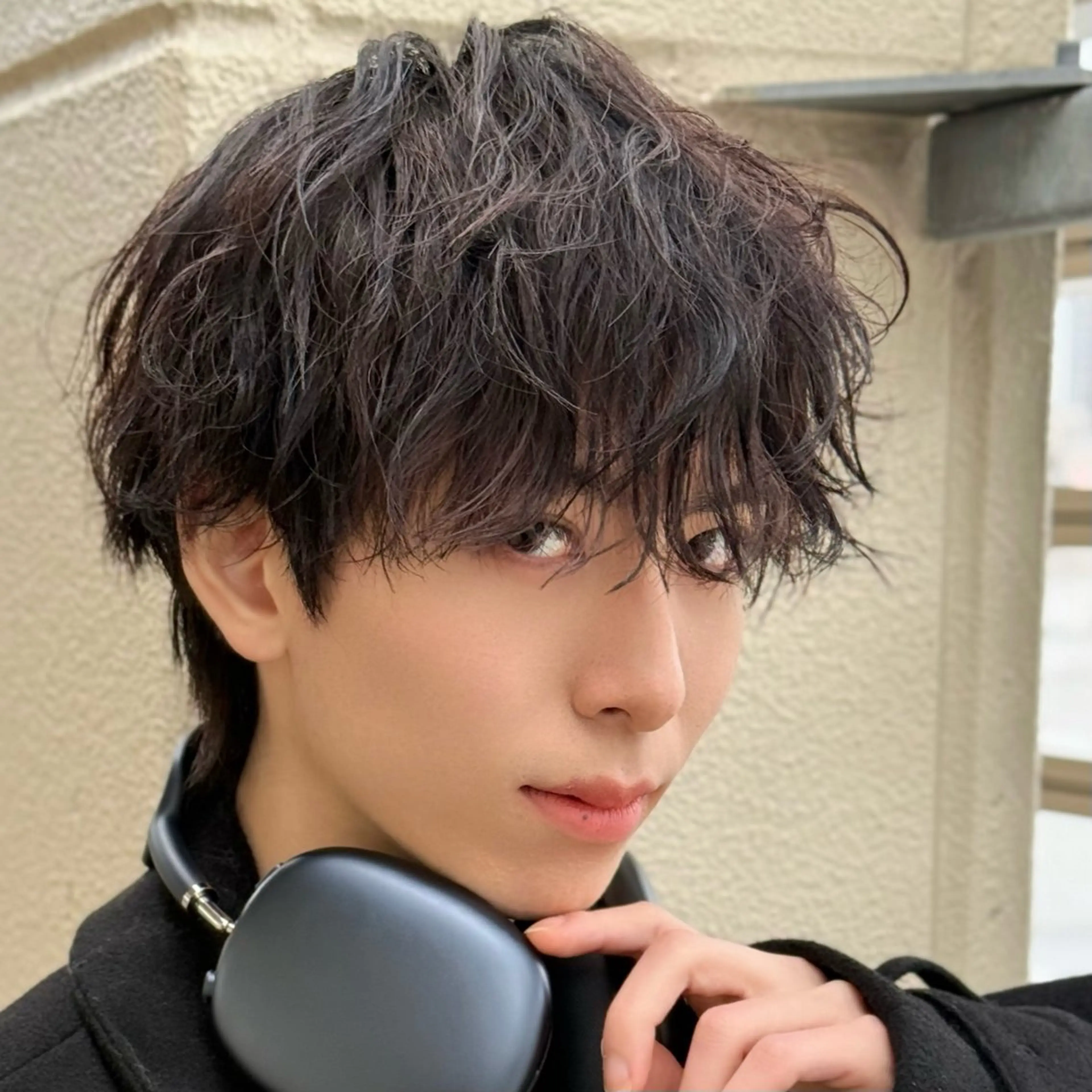 ミディアム パーマ メンズ メンズZina代表 田端 麗治のヘアスタイル