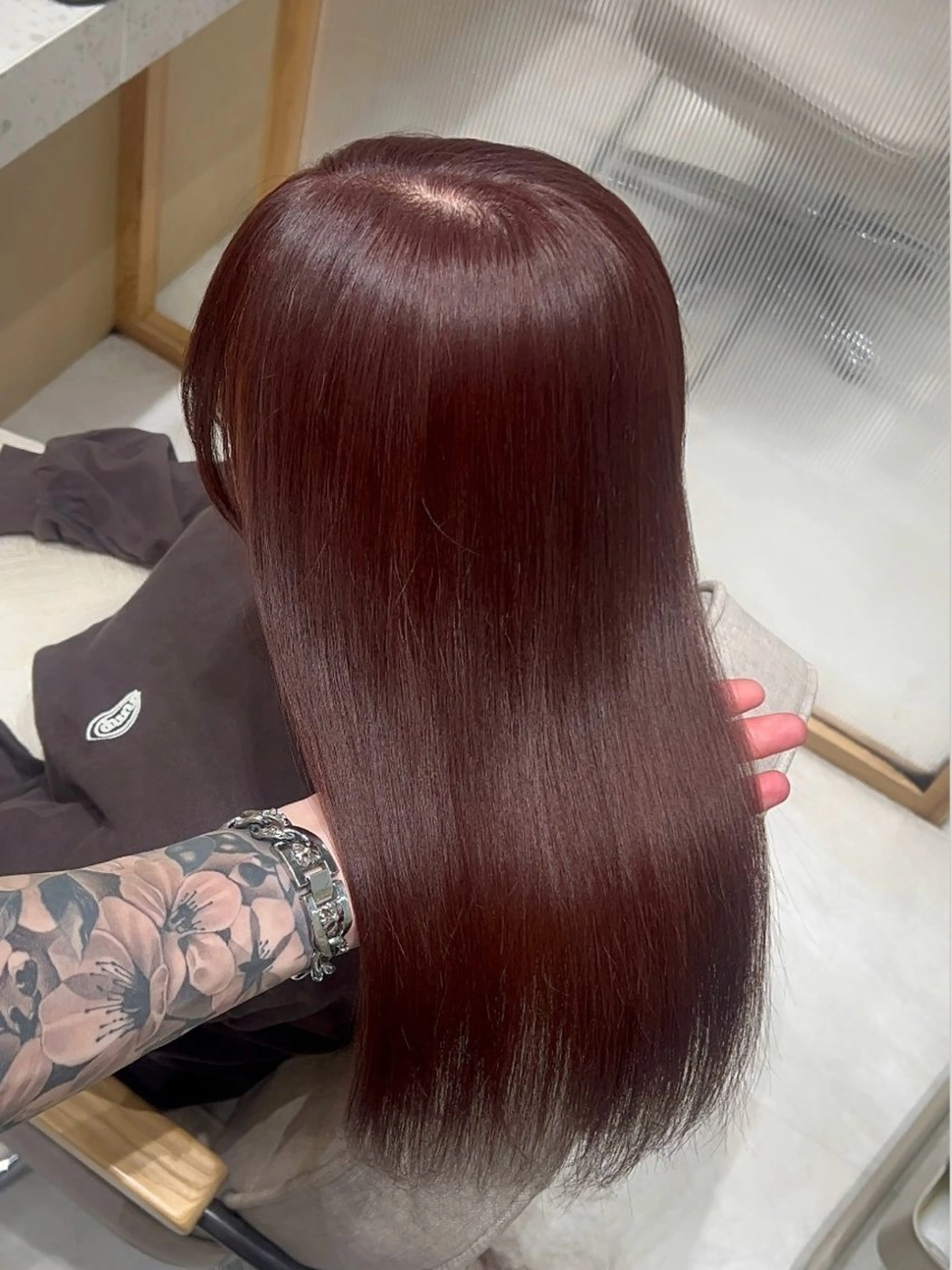 セミロング ピンクブラウン ピンクラベンダー 髪質改善 トリートメント カット ヘアカラー トリートメント 💎髪質改善/艶髪 💎mizuki💎のヘアスタイル