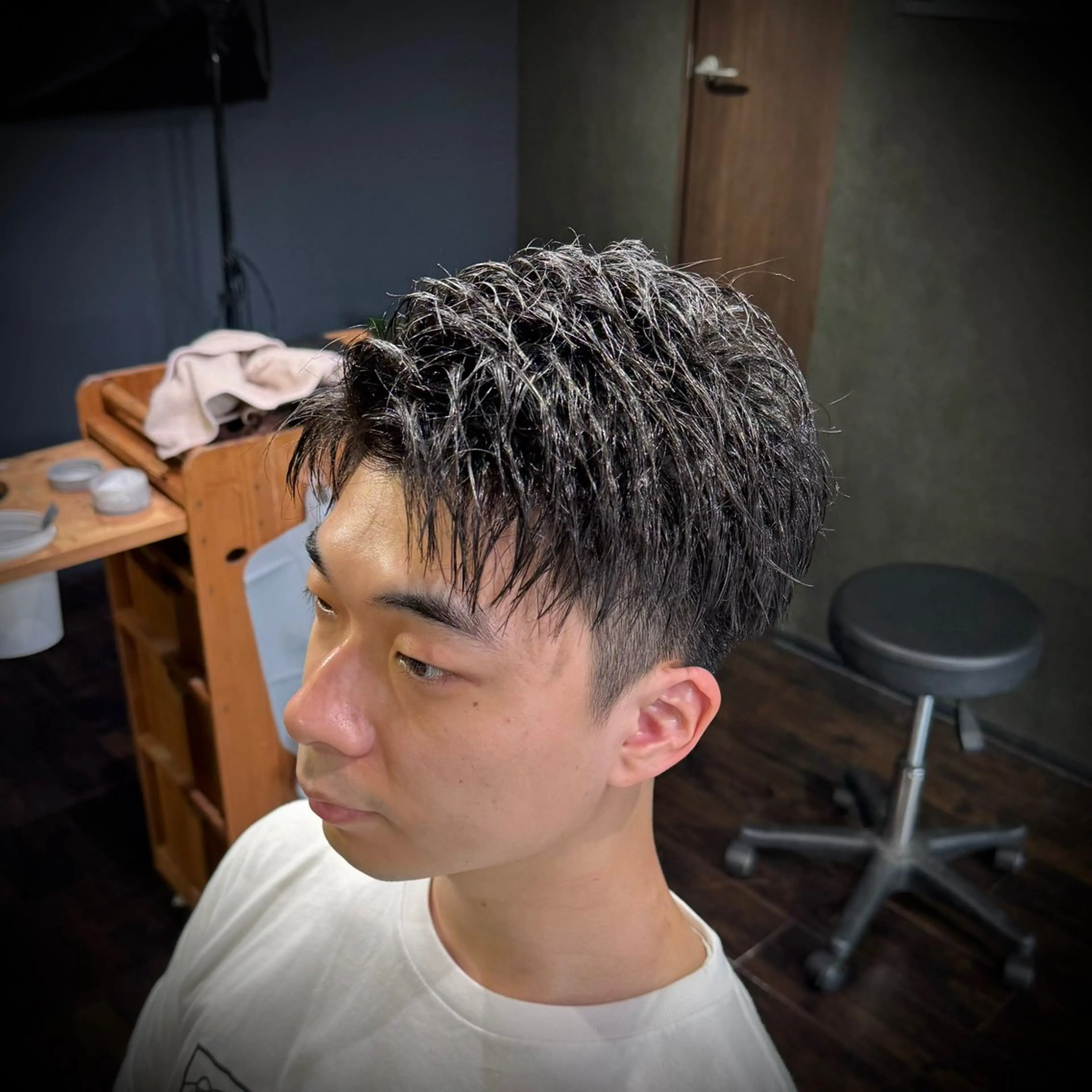 メンズ アップバング カット 【⛓️超メンズ特化 NAOTO⛓️】のヘアスタイル