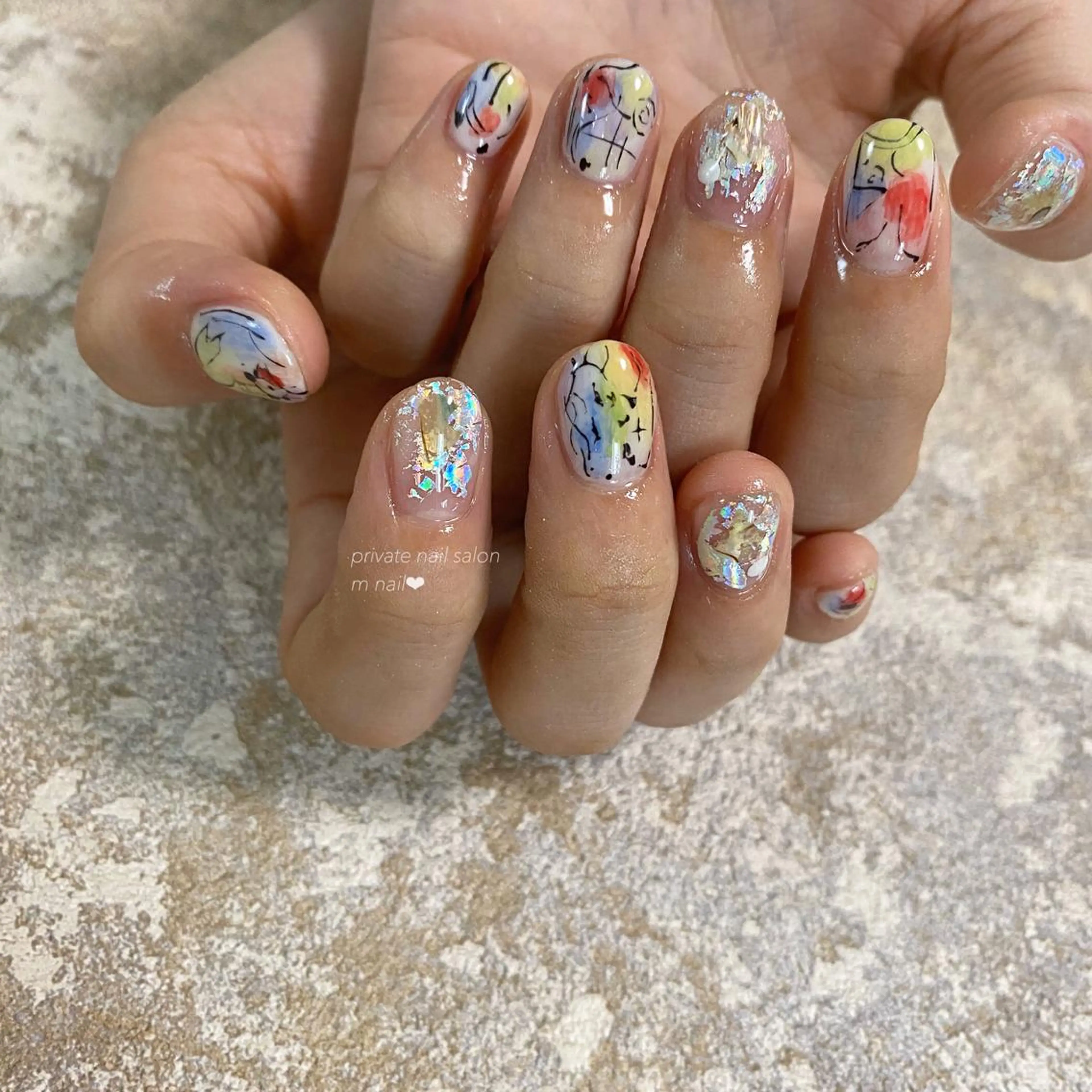 ネイル ハンドネイル 小河原 舞のネイルデザイン