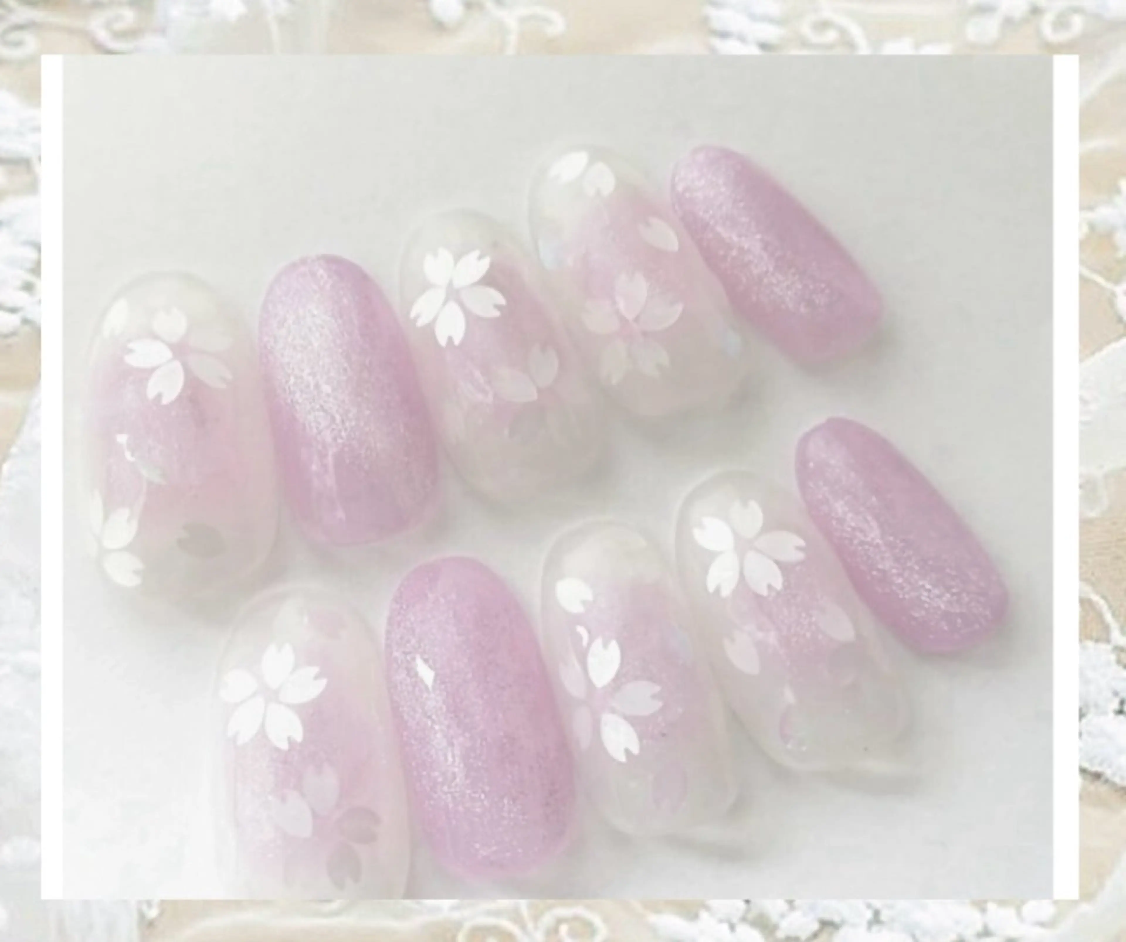 ネイル チークネイル クリアネイル 長さ出し フットネイル フレンチネイル LUCIA(ルシア）所属・LUCIA 南柏ネイルサロンのネイルデザイン