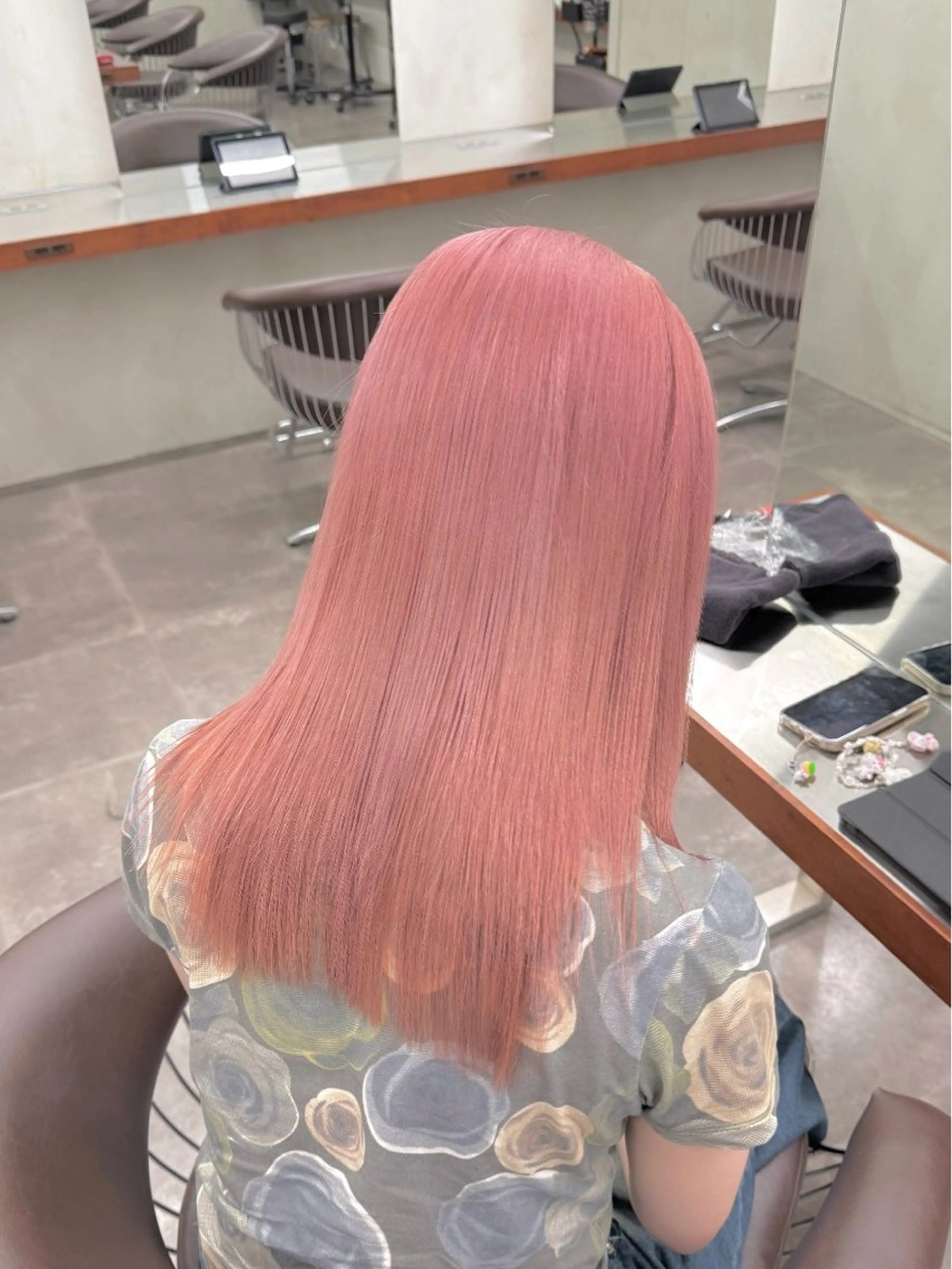 ミディアム カラー 似合わせカット/ ハイトーン/aoiのヘアスタイル