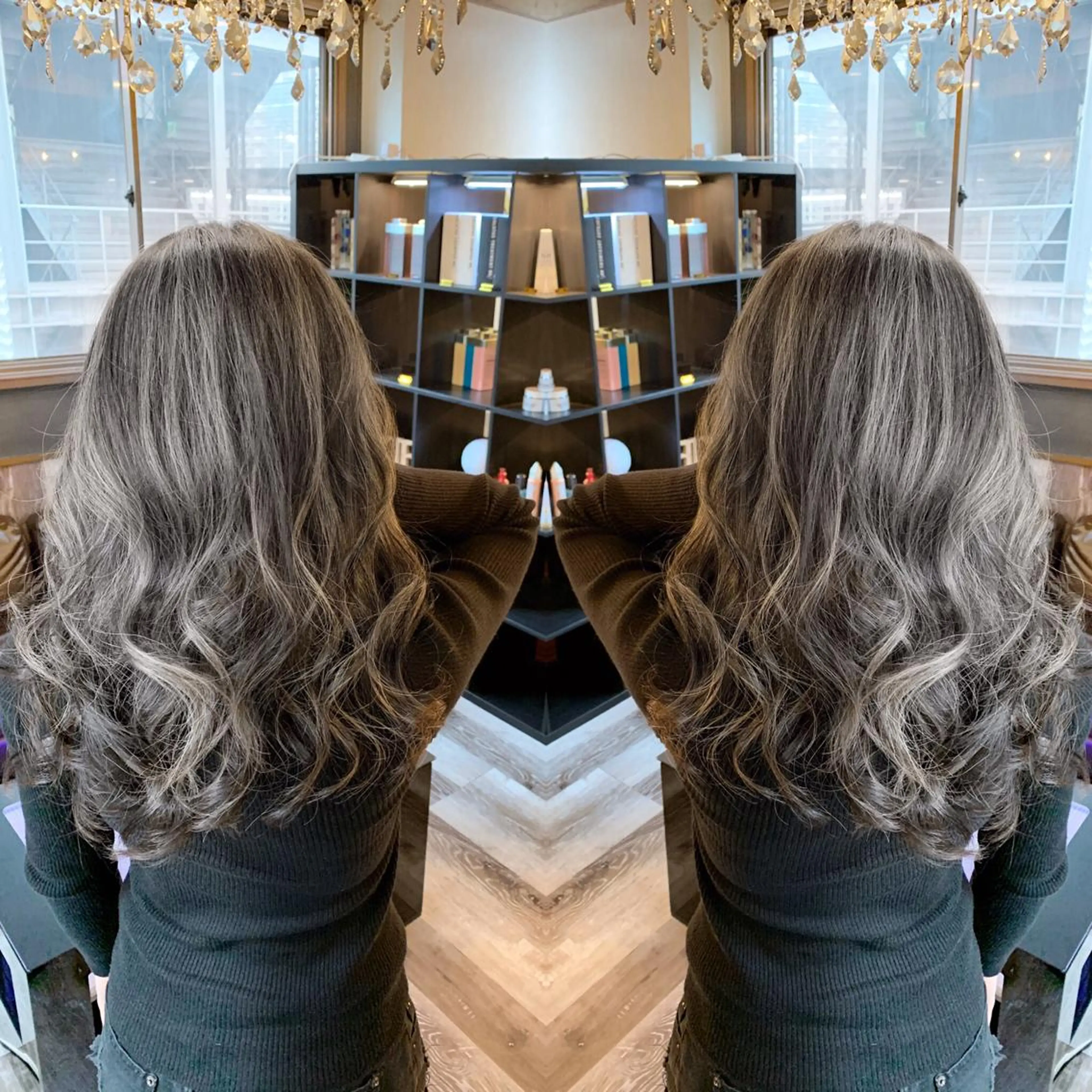 セミロング カラー KIRA スズキ タクヤ／店長のヘアスタイル