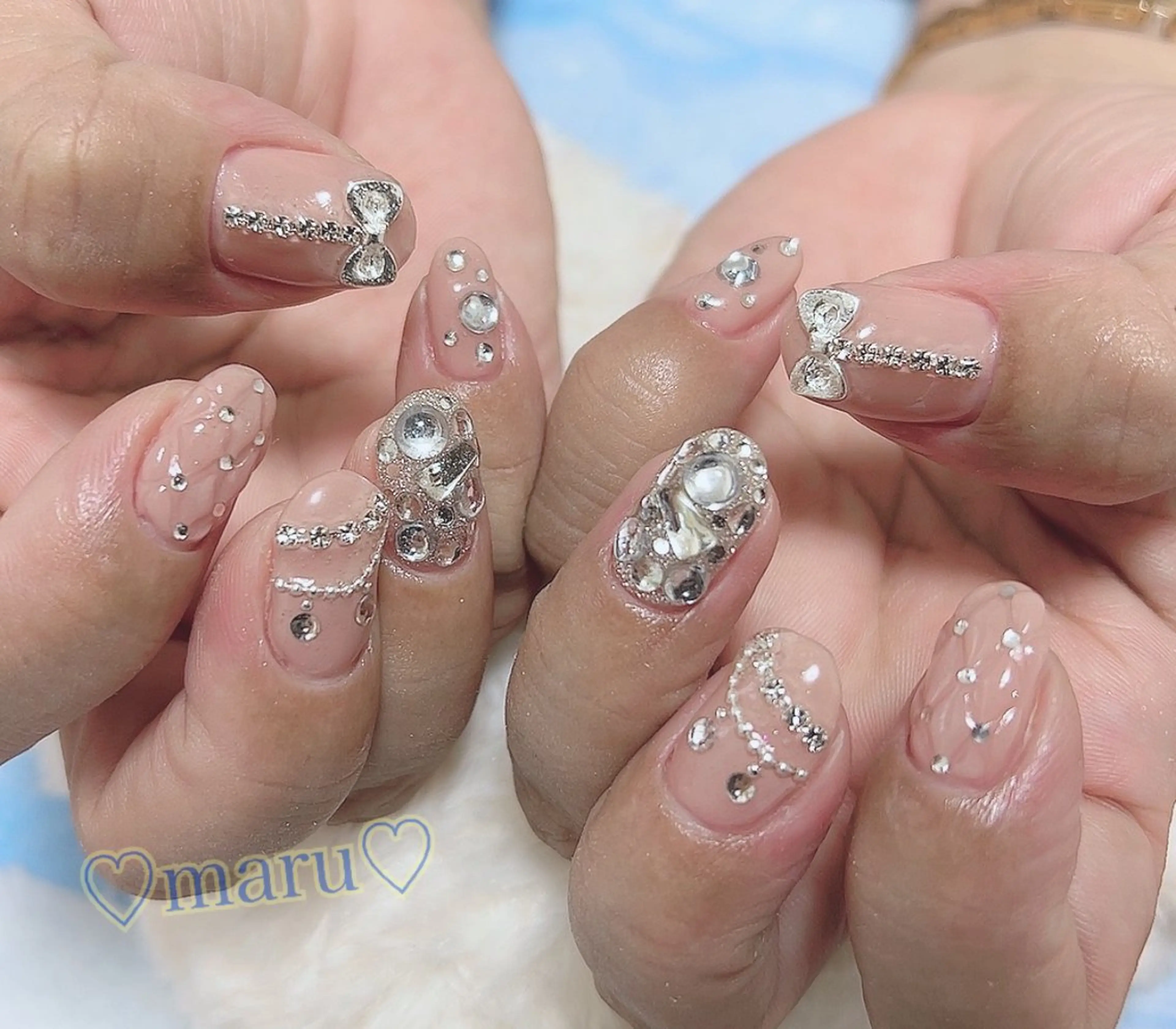 ネイル ハンドネイル フットネイル まるみ ♡のネイルデザイン