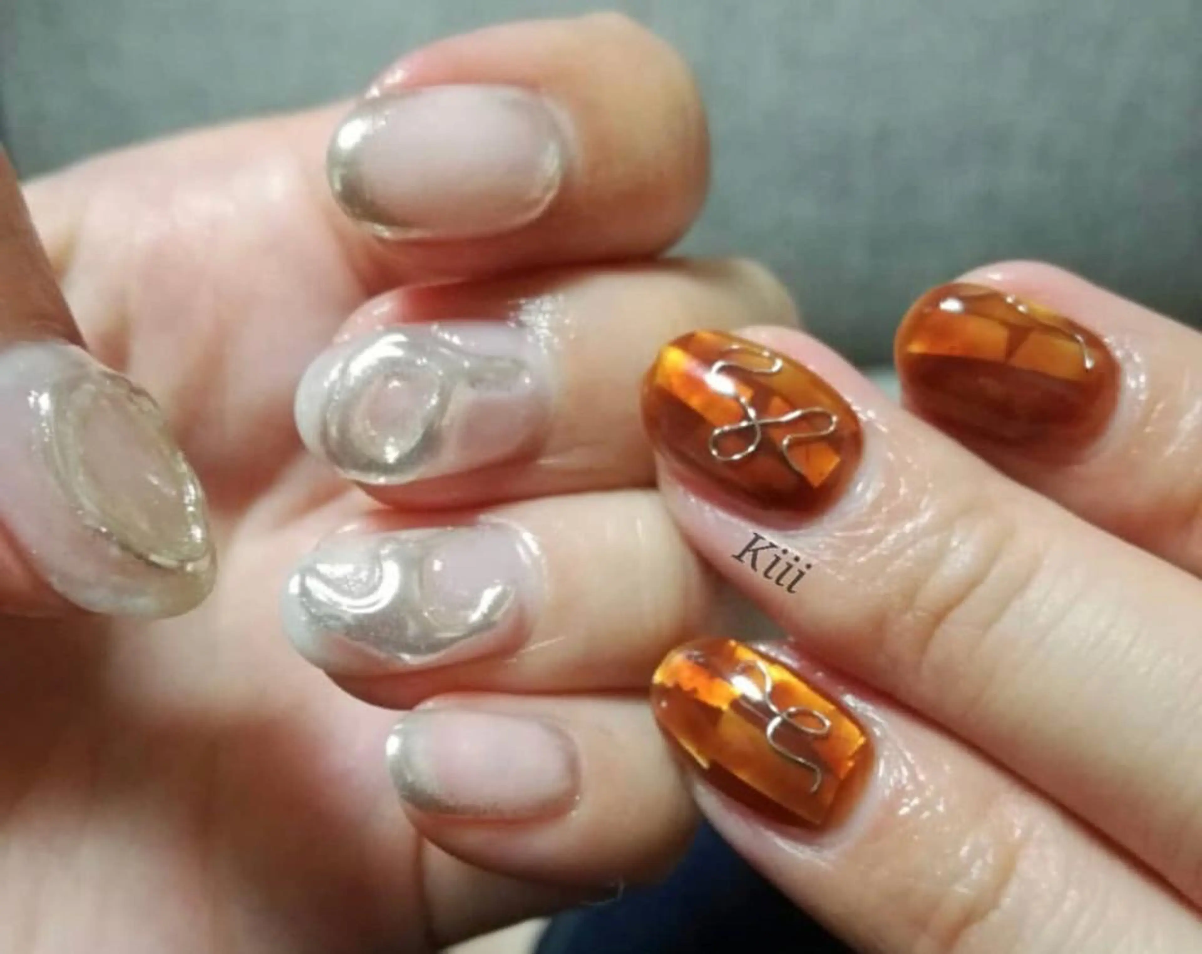 ネイル ハンドネイル フットネイル kiii.__ ✴︎*のネイルデザイン