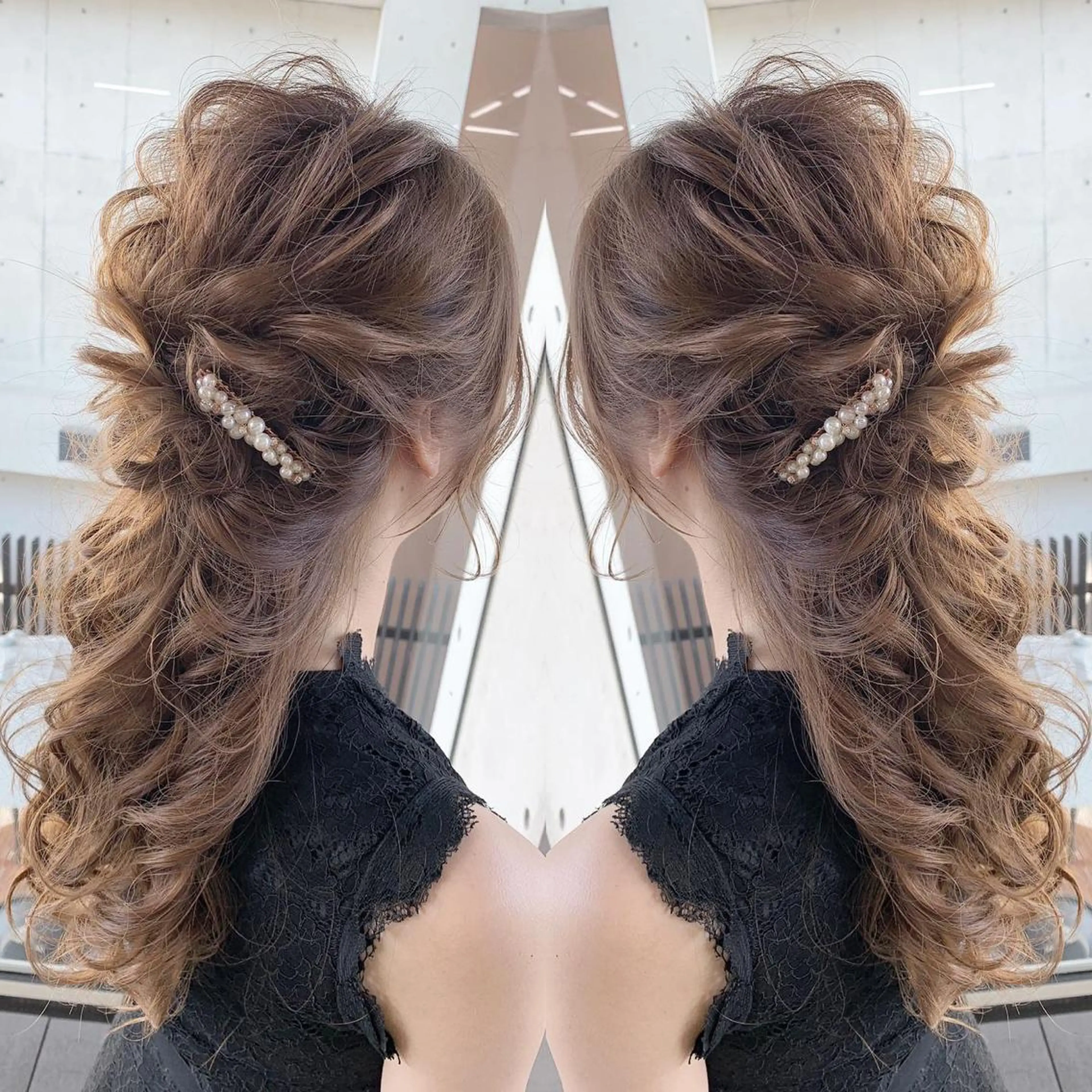 ヘアアレンジ Merci メルシー 福岡、今泉のヘアスタイル