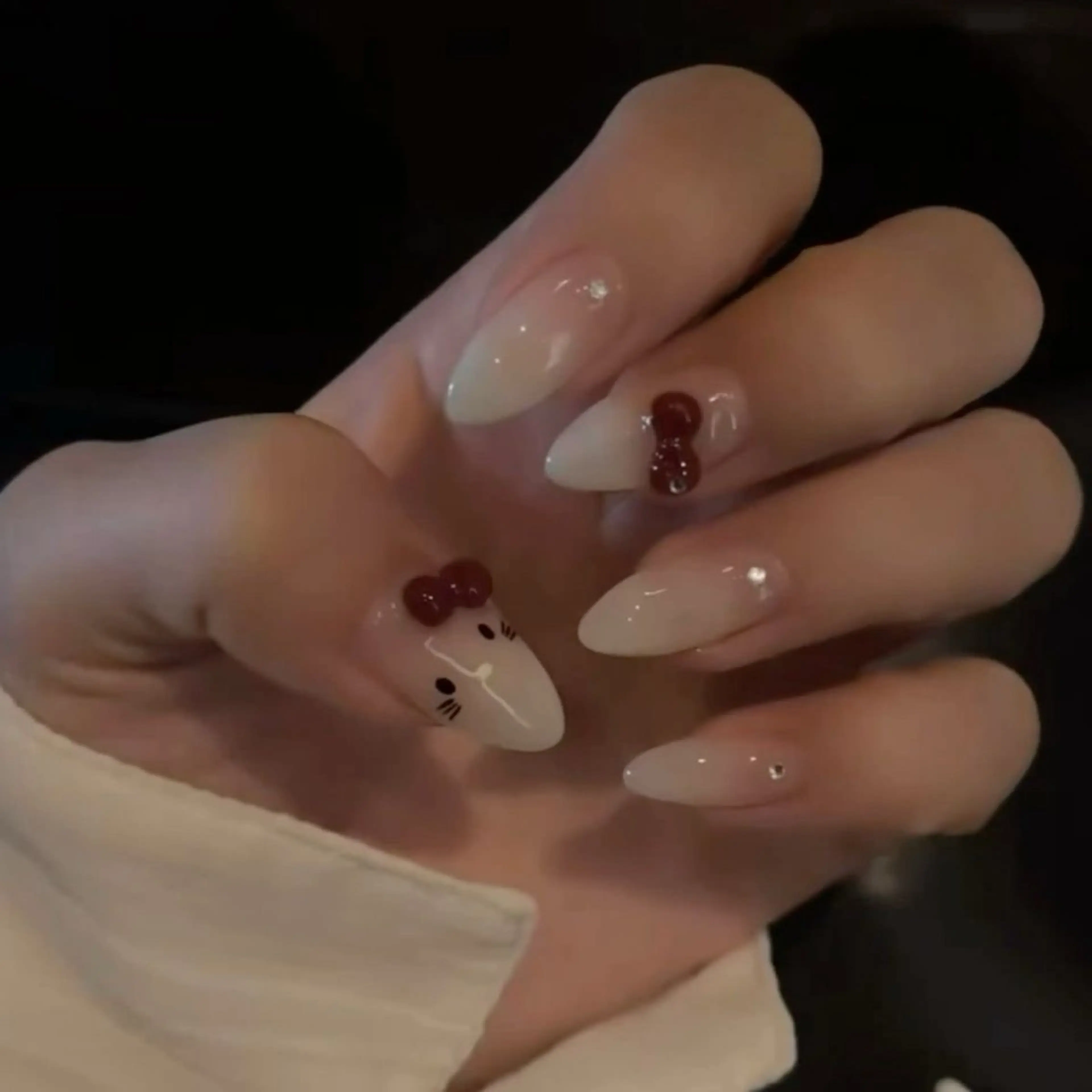 ネイル 韓国ネイル 持ち込み ニュアンスネイル ネイルチップ ハンドネイル JENNY ANA.CHUOのネイルデザイン