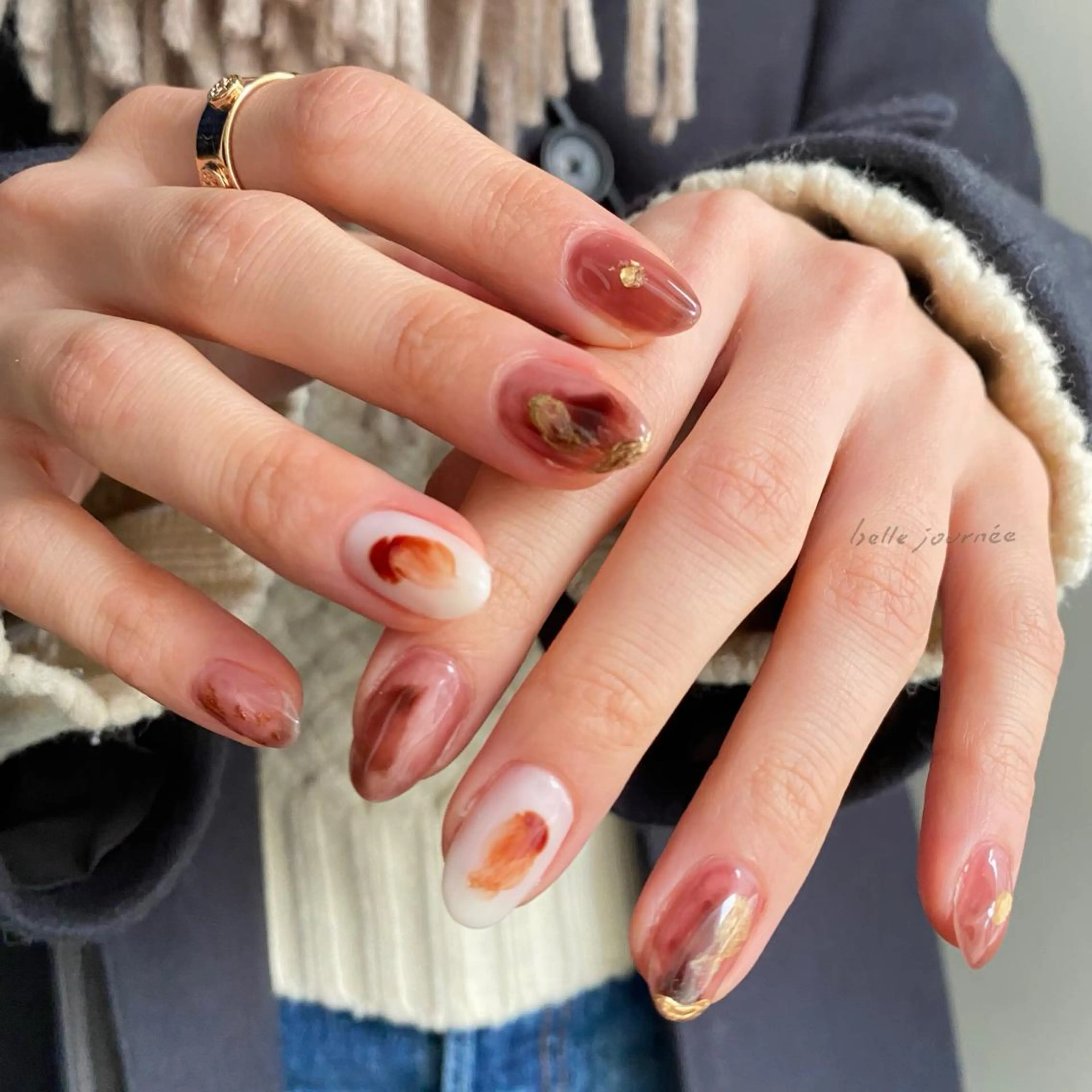 ネイル 渋谷ニュアンスネイル SYURI🫧のネイルデザイン