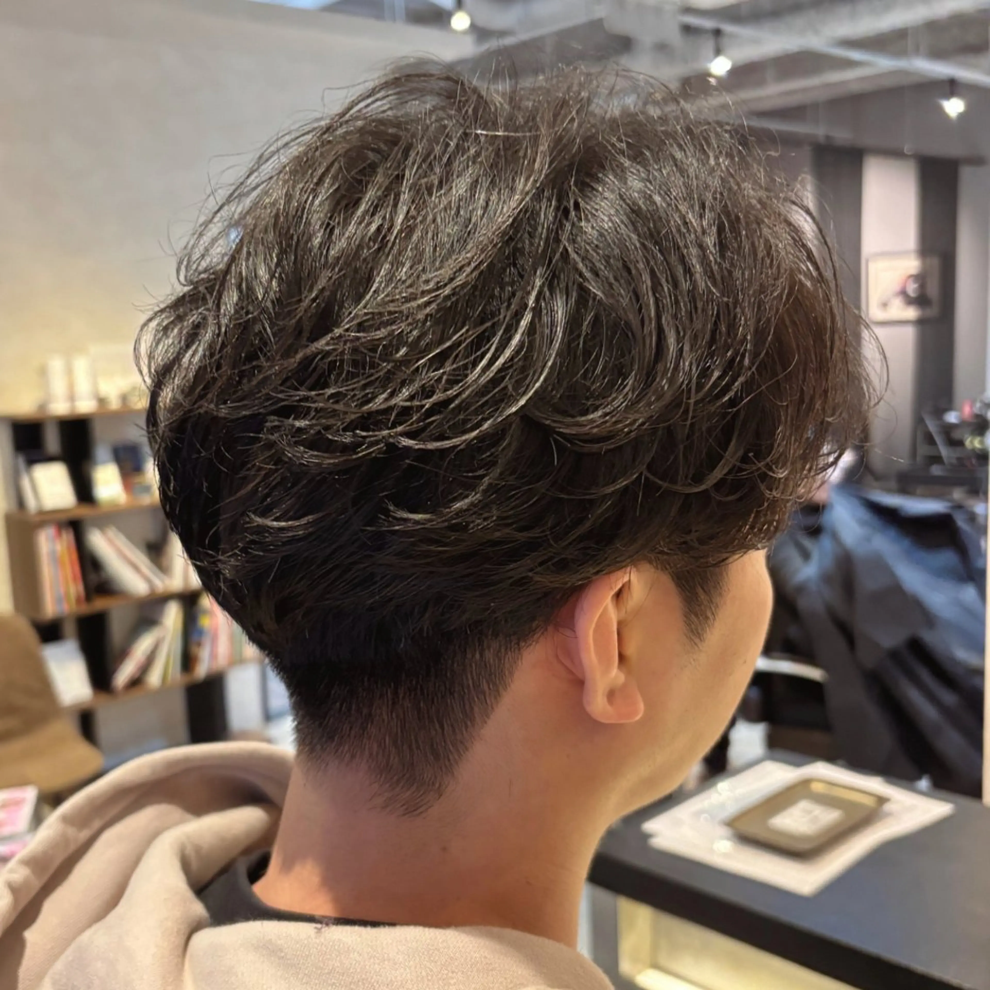 ショート カット パーマ ONE.STOP. LABO/メンズのヘアスタイル