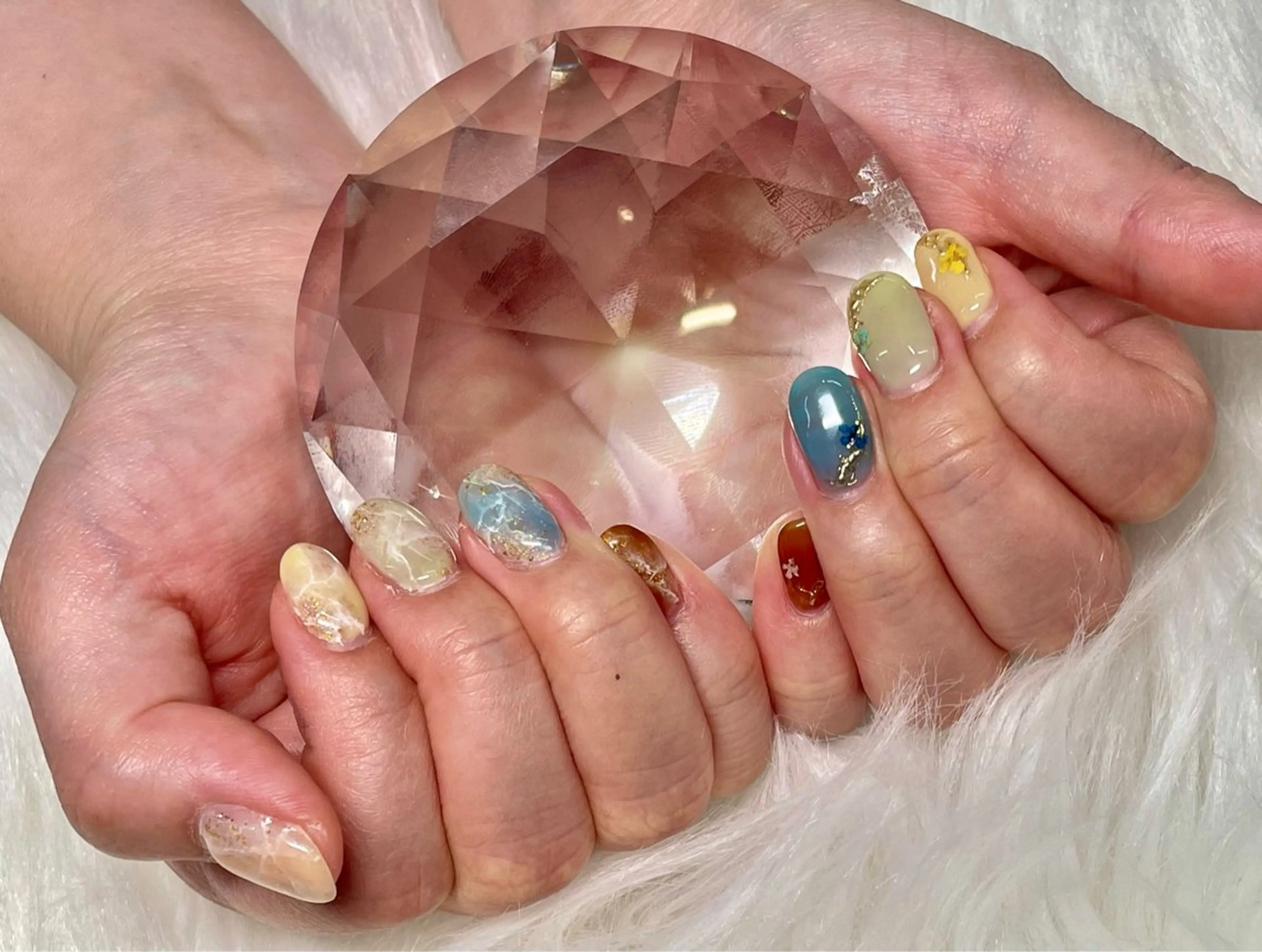 【ハンド≫オフ無し】持込みアート(150分)コース。アート両手8​〜​10本目安。の写真