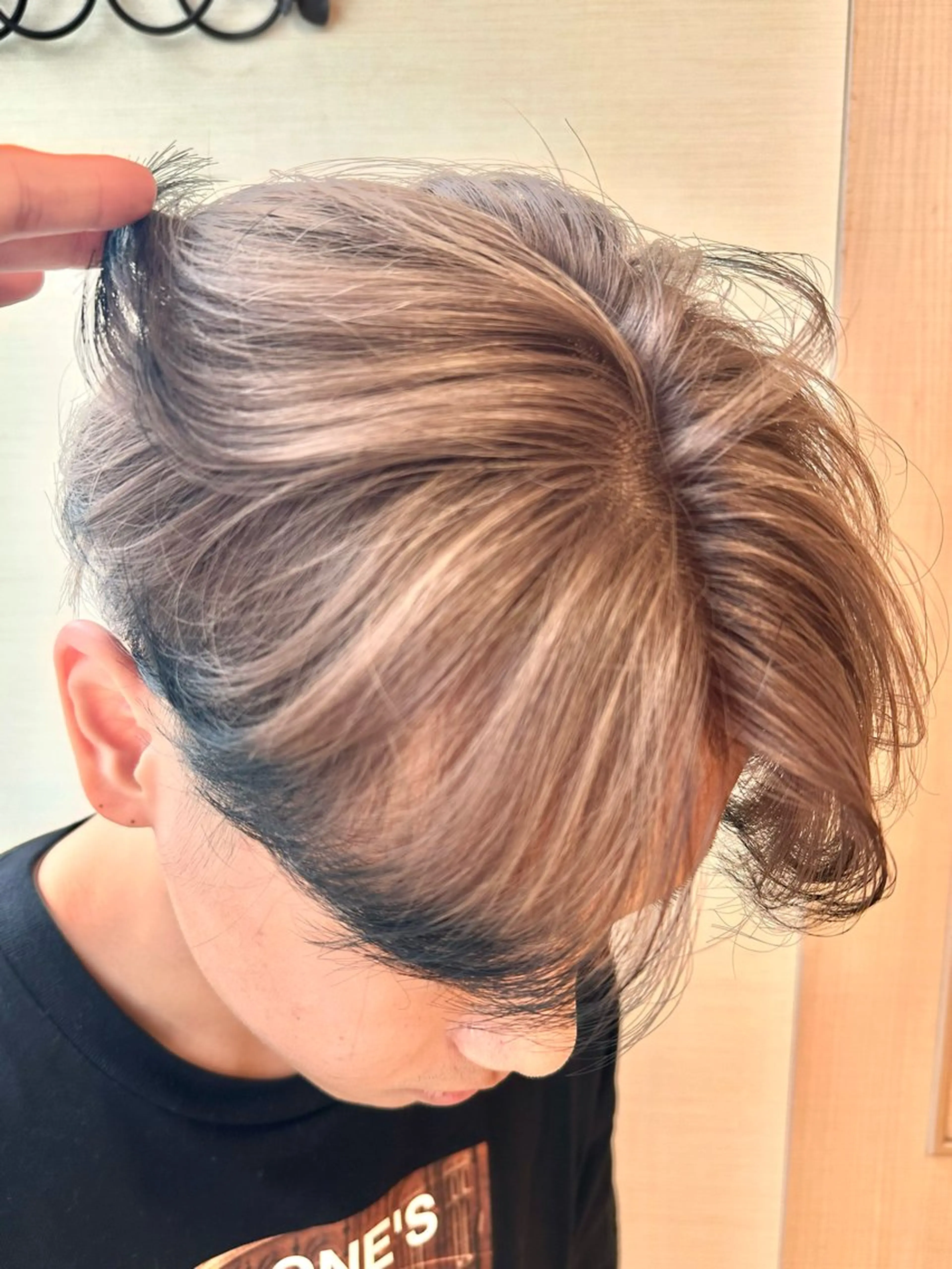 men's cut&double colorの写真