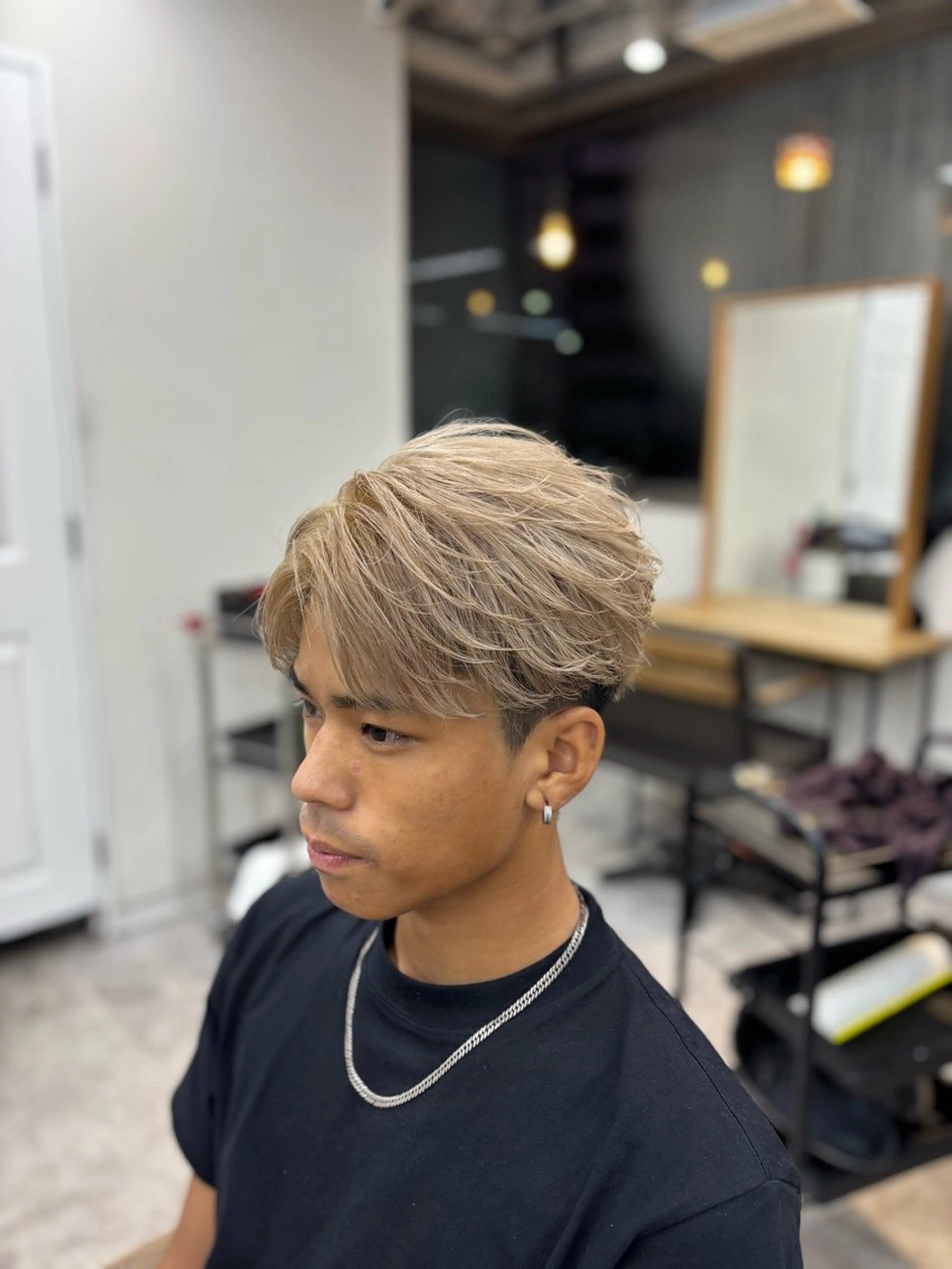 カラー メンズ ダブルカラー DIECE所属・渋谷【メンズ特化】 レンのヘアスタイル