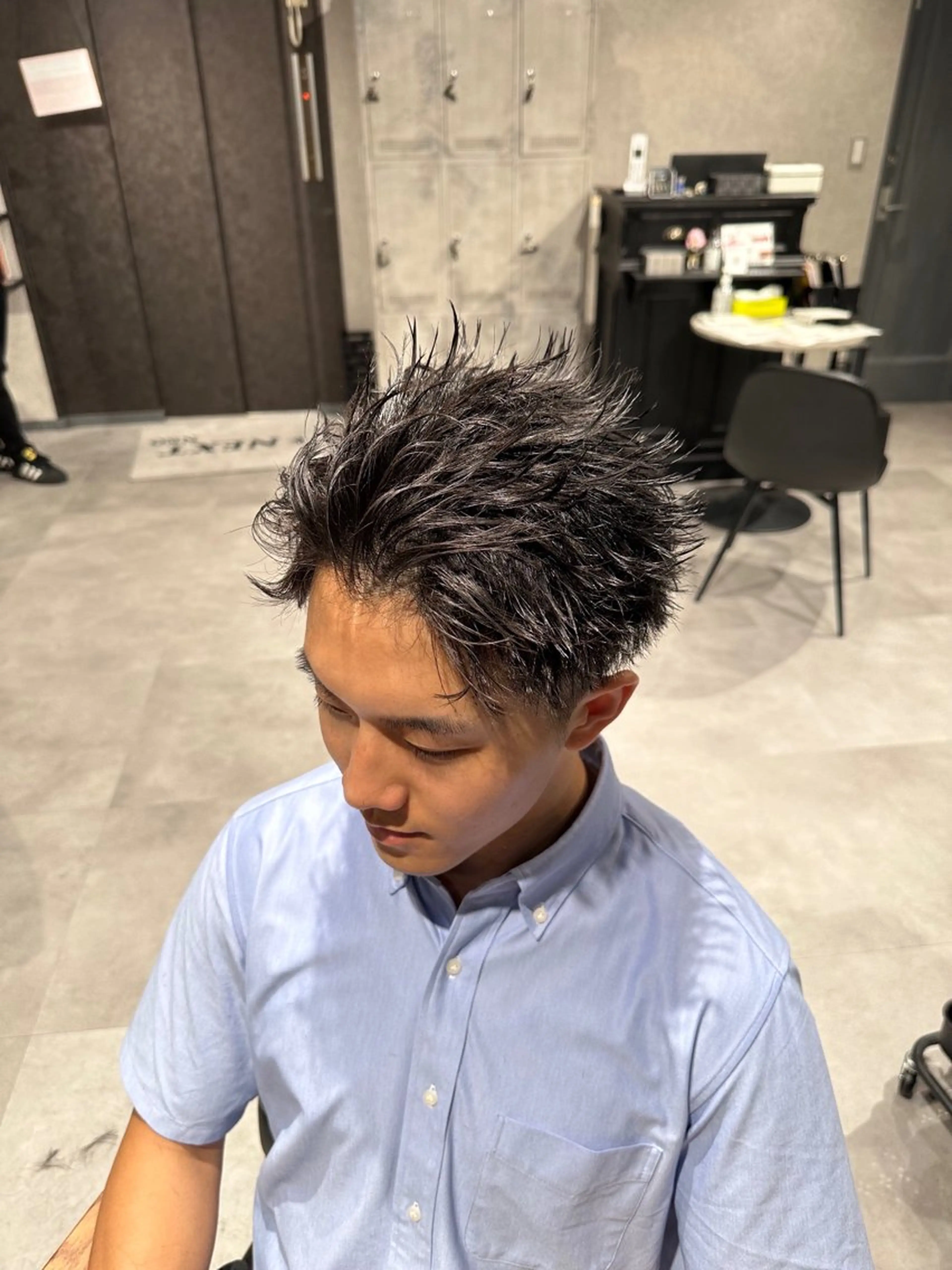 ショート ヘアアレンジ メンズ NEXT NEO所属・メンズヘア静岡 ✂︎Ryuheiのヘアスタイル