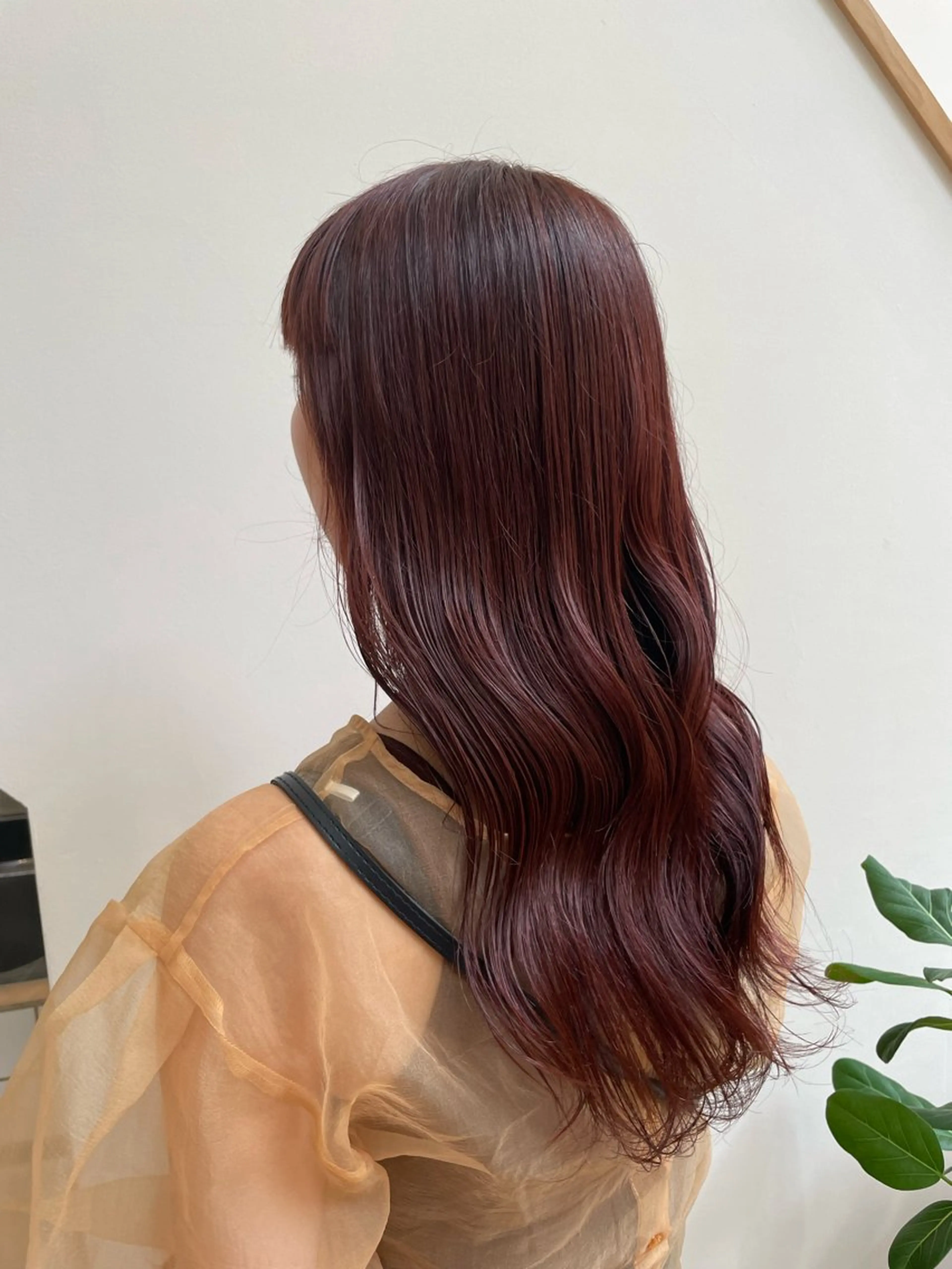 ロング カラー luve heart's And Be minamisemba所属・高嶋 奏音のヘアスタイル