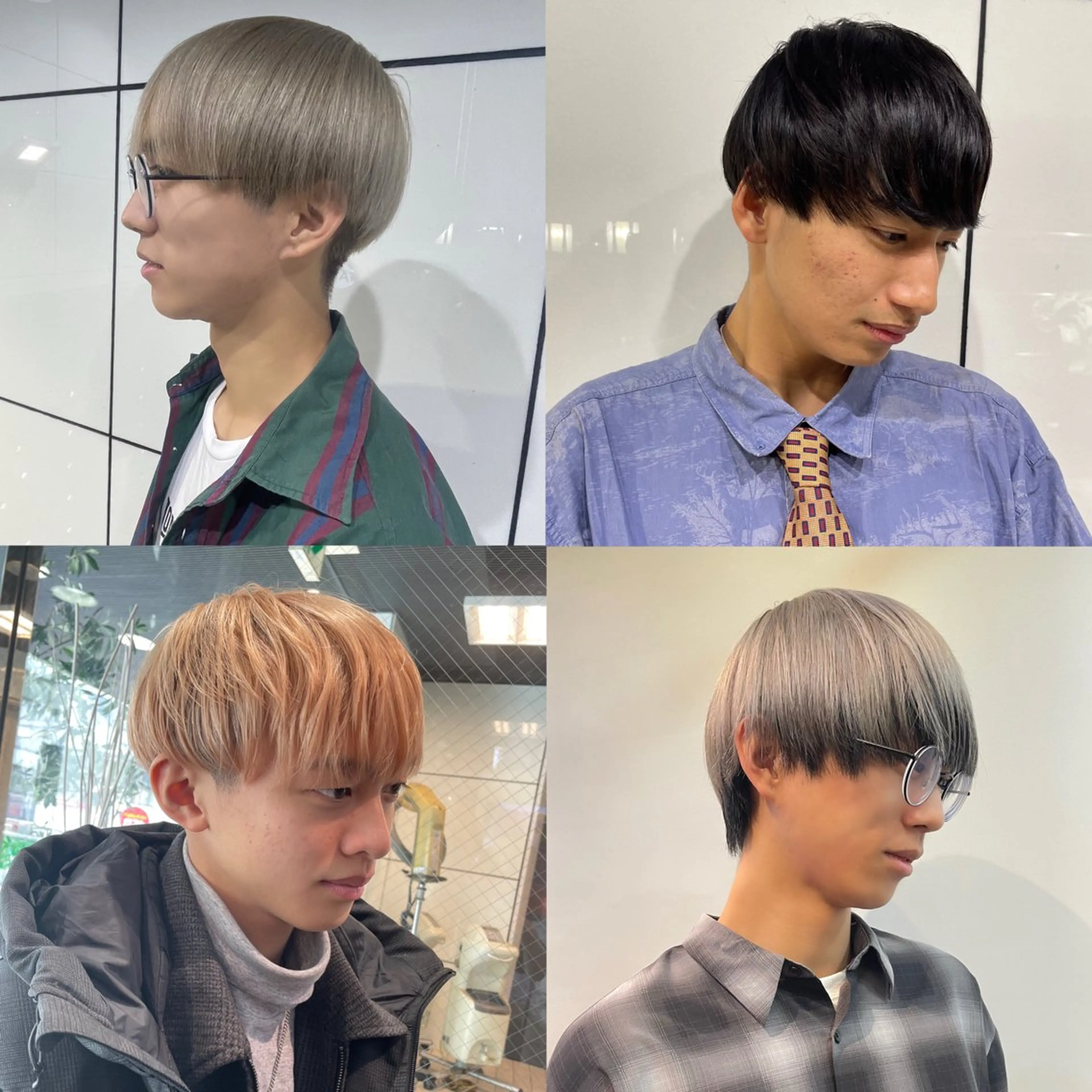 メンズ ‪るか/‪透明感 カラー/アレンジのヘアスタイル