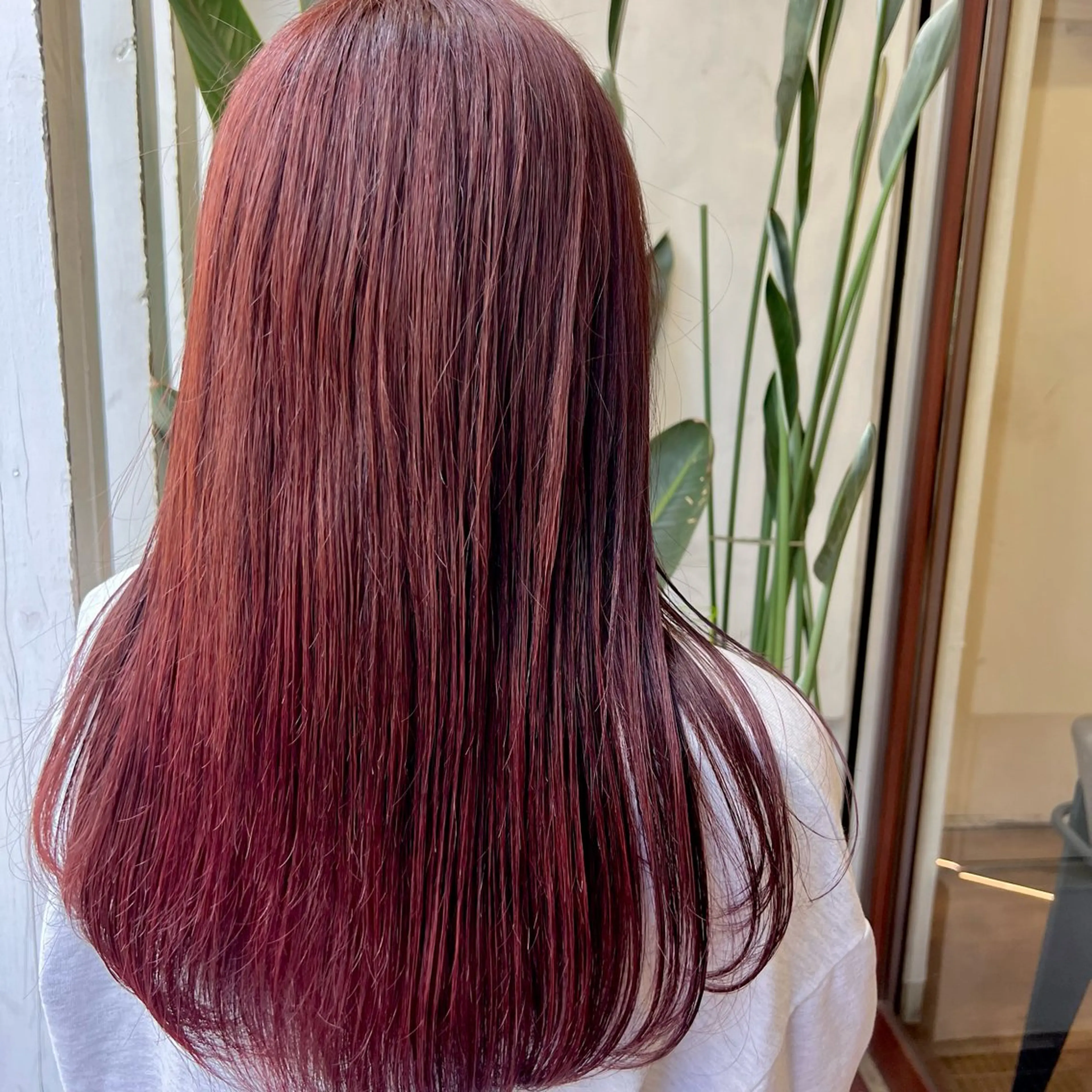 ロング カラー カット トリートメント ヘッドスパ ブリーチカラー🦖 岡部木乃夏のヘアスタイル