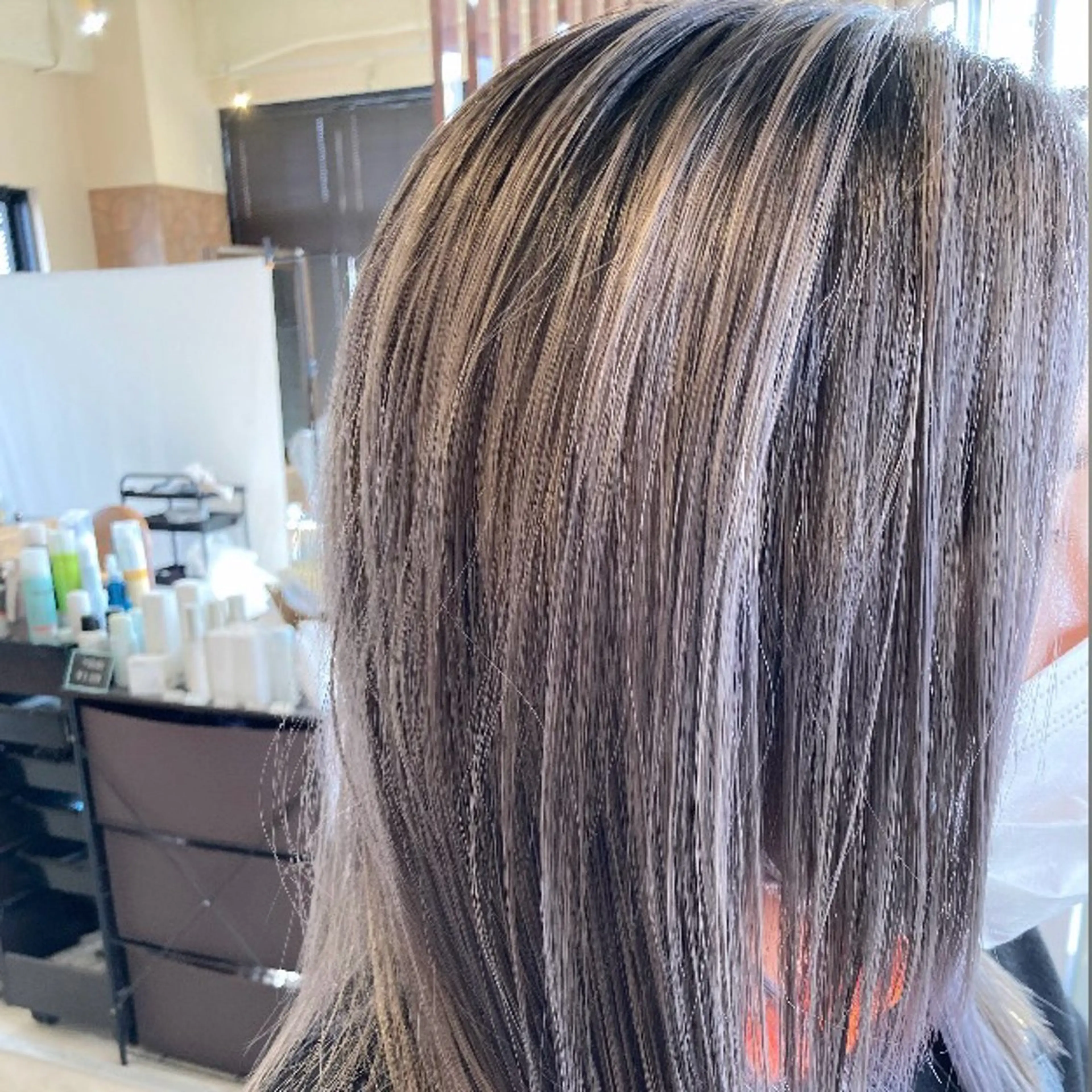 ミディアム カラー ヘアカラー 前田 知輝のヘアスタイル