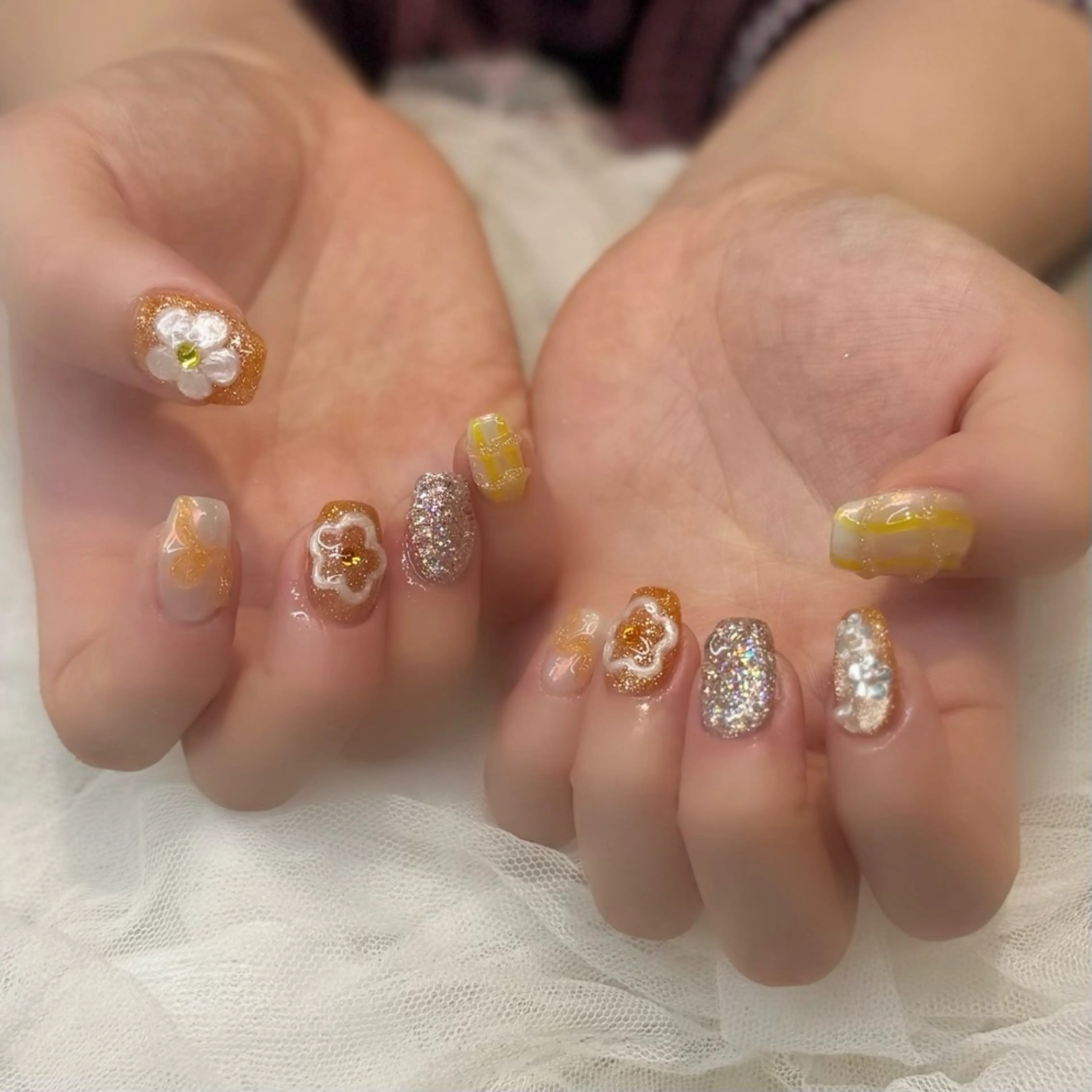 ネイル ハンドネイル 新井 ひなののネイルデザイン