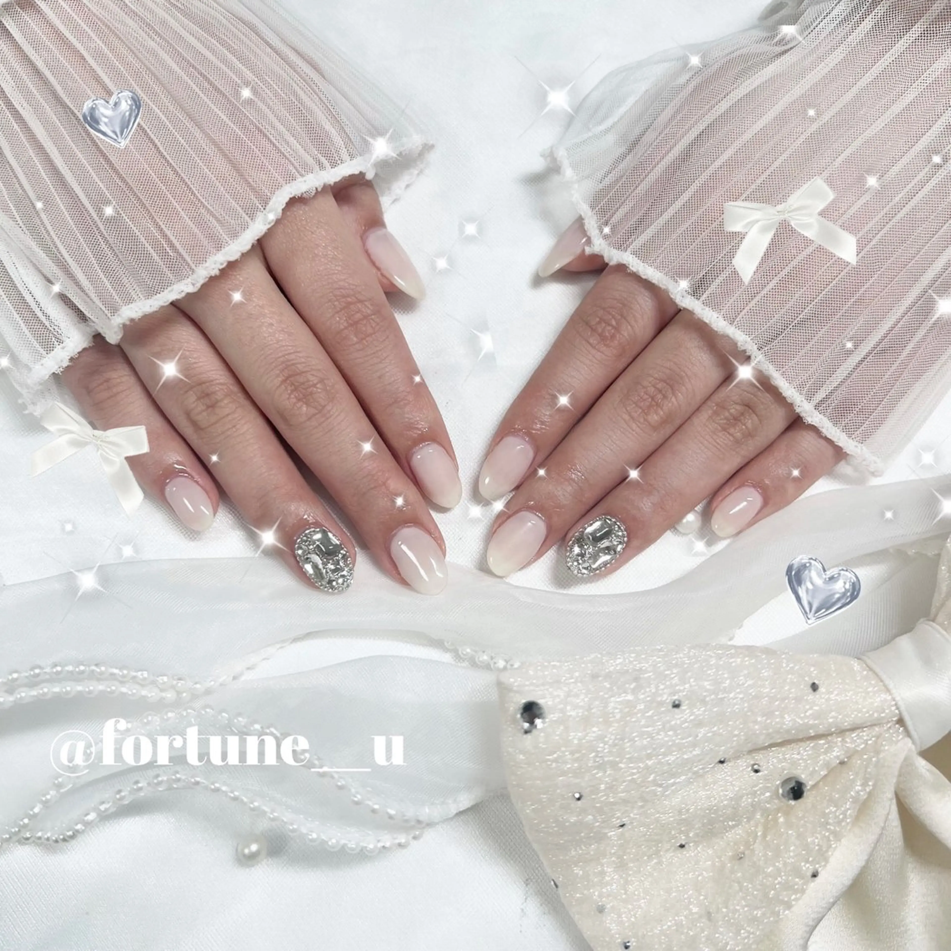 ネイル ガーリー 韓国ネイル オフィスネイル ピンク シンプルネイル ハンドネイル 💜 Yuuna💜のネイルデザイン