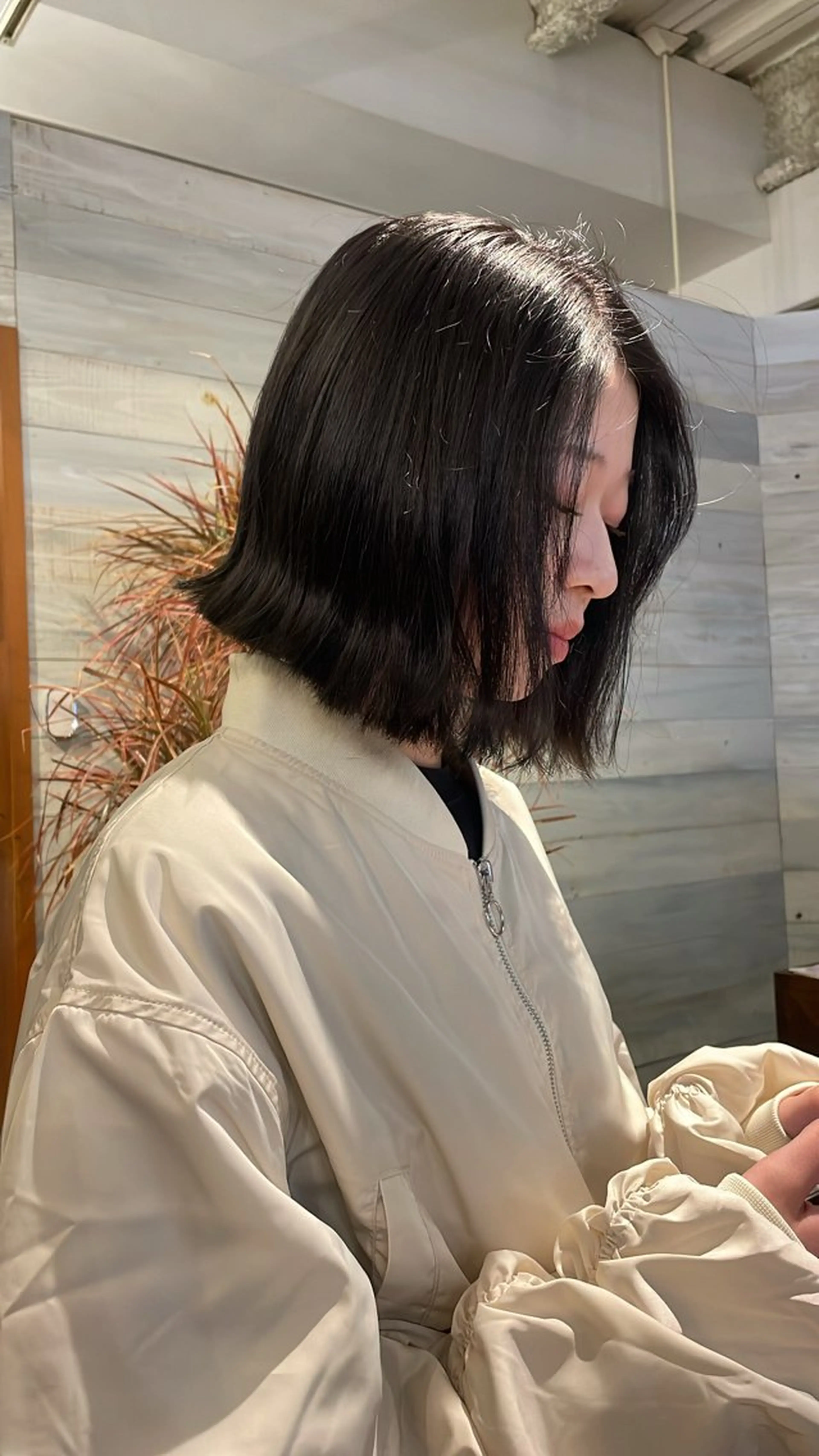 ミディアム カラー lift by mag所属・ユナ ナチュラル／透明感のヘアスタイル