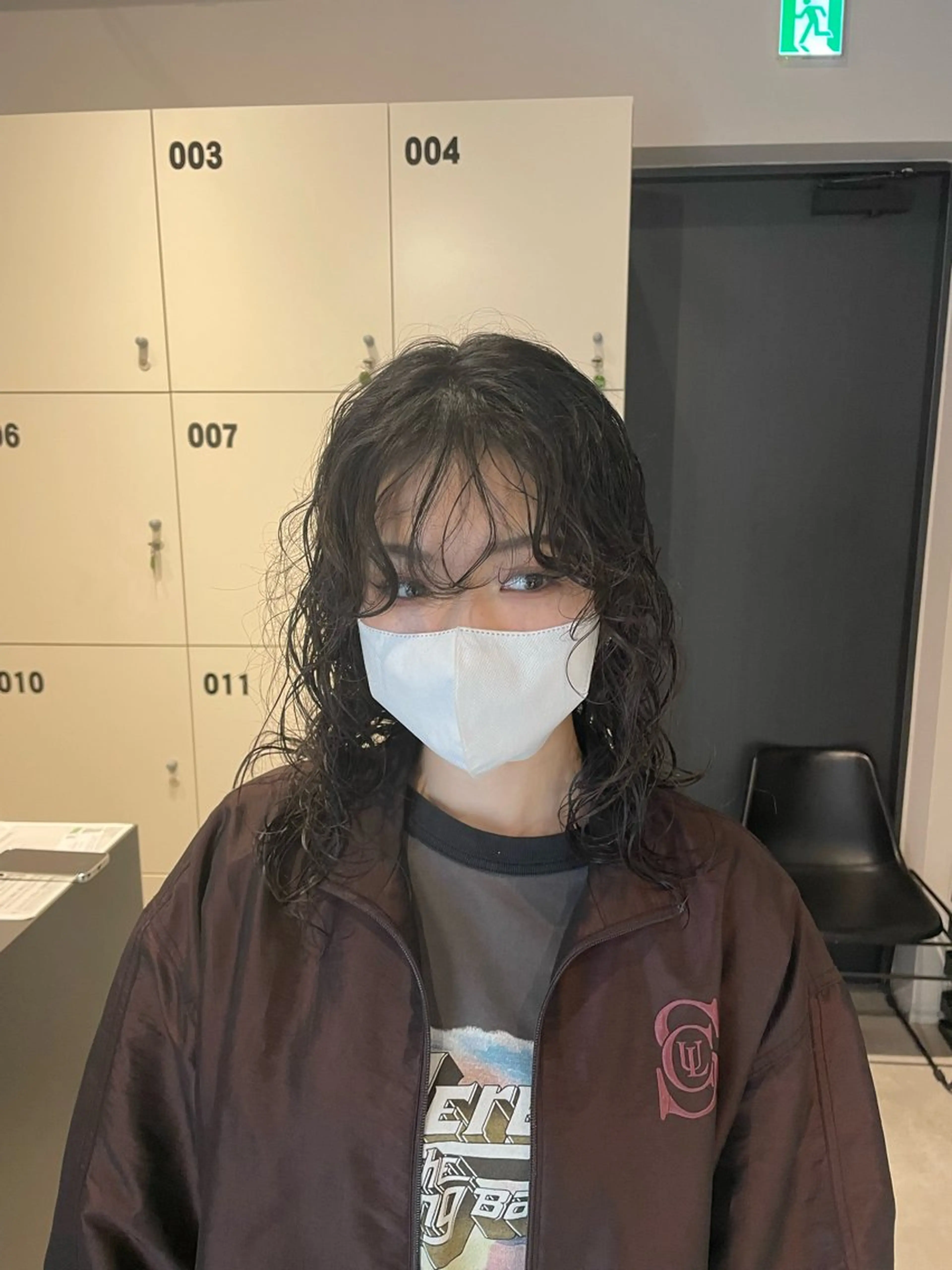 ミディアム パーマ パーマ トリートメント Ameri 新宿所属・新宿/透明感カラー/ 髪質改善/桜良のヘアスタイル