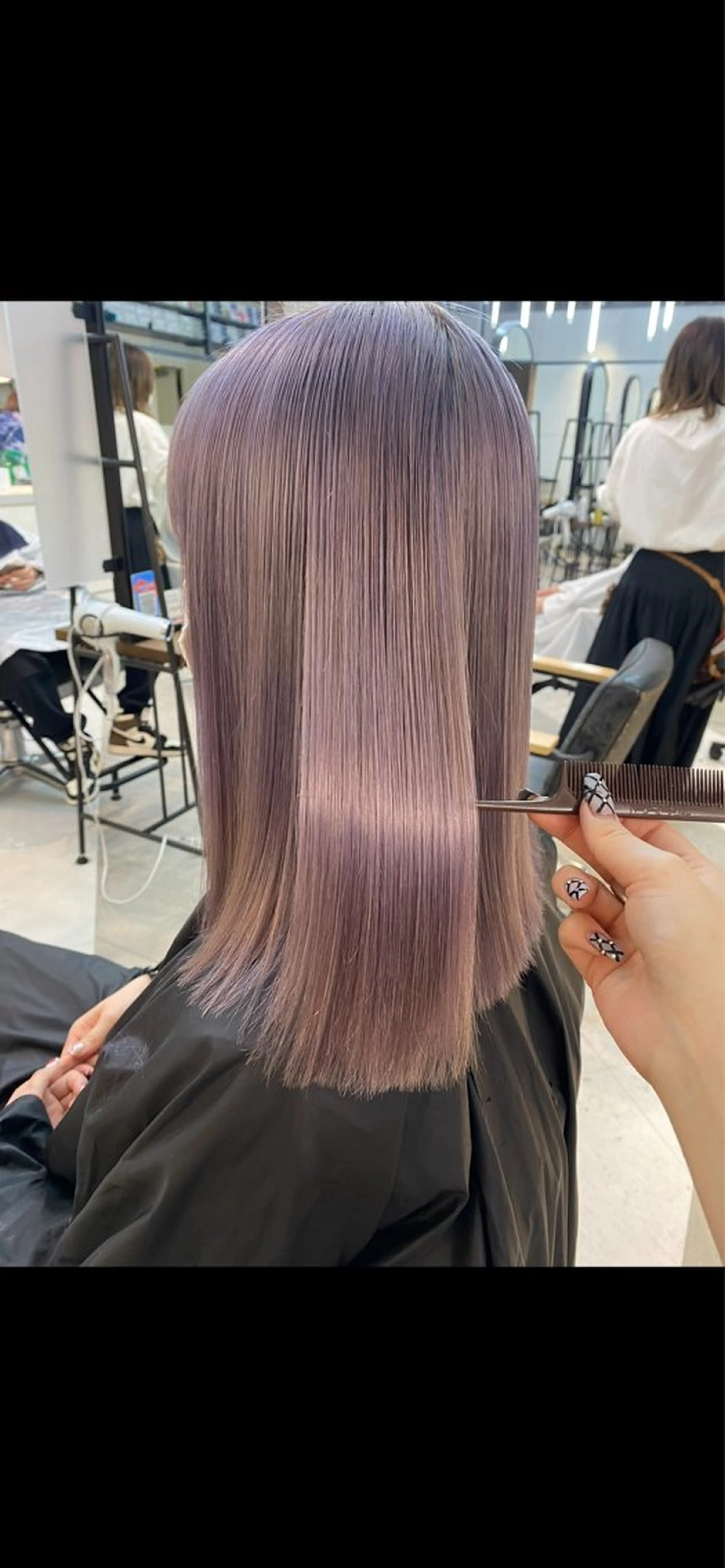 ロング カラー 🌟暖色系ハイトーン 🌟AIのヘアスタイル