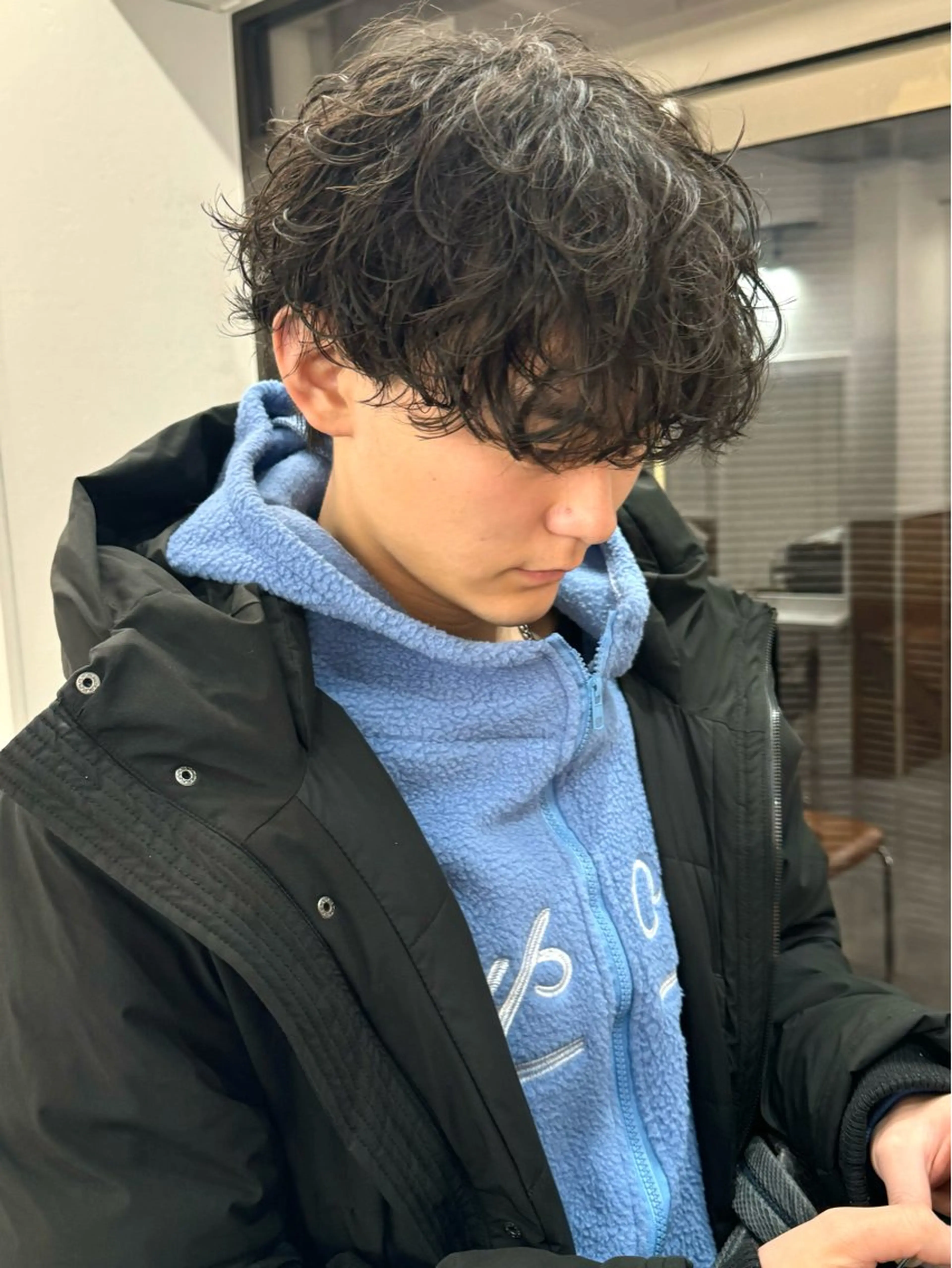 パーマ メンズ メンズパーマ カット パーマ トリートメント シャドウパーマ/ 波巻パーマYu-Kiのヘアスタイル