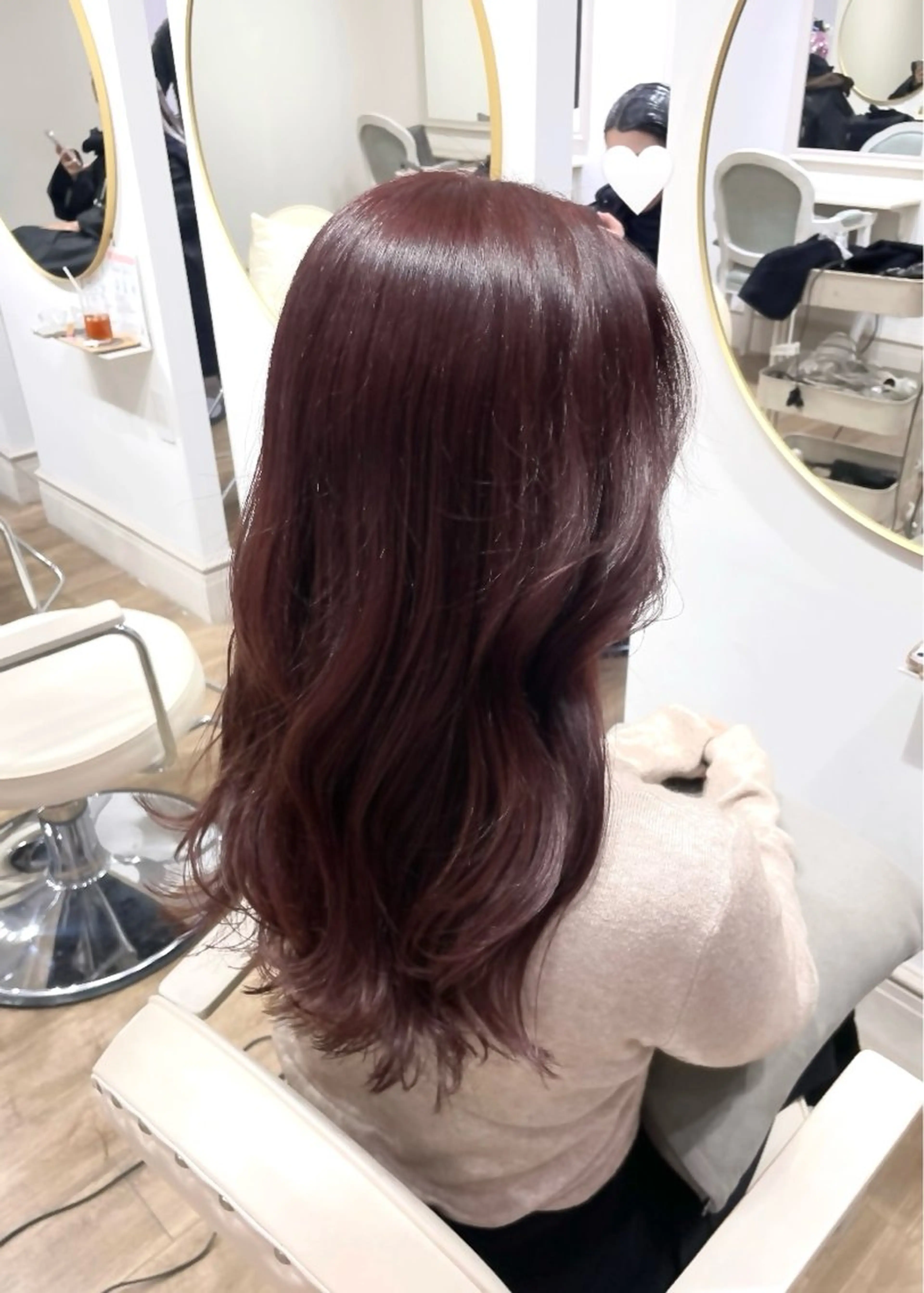 ロング ヘアカラー トリートメント ももか /韓国style🖤のヘアスタイル