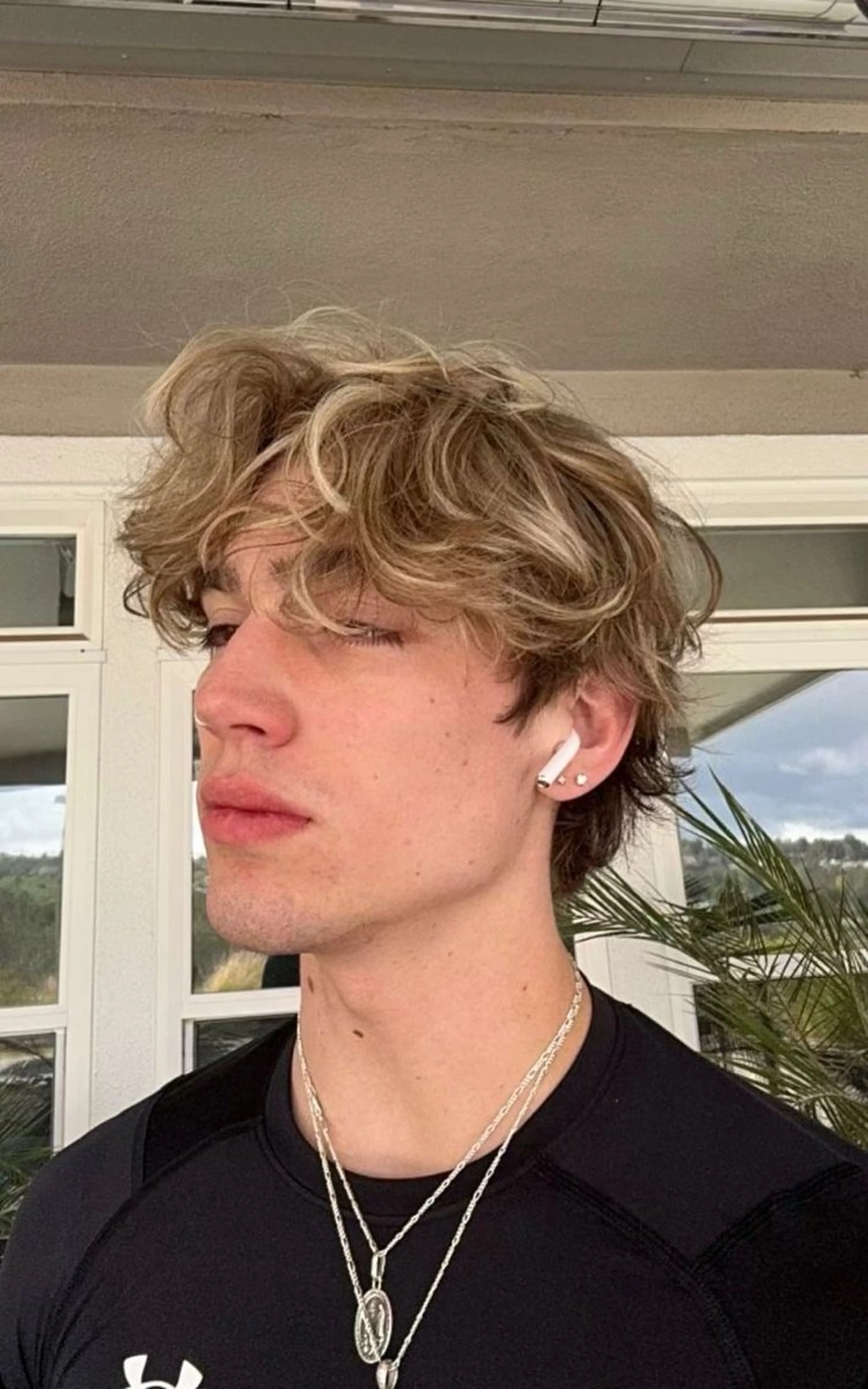 パーマ メンズ 💋ホワイトメッシュ /パーマ/メンズ💋のヘアスタイル