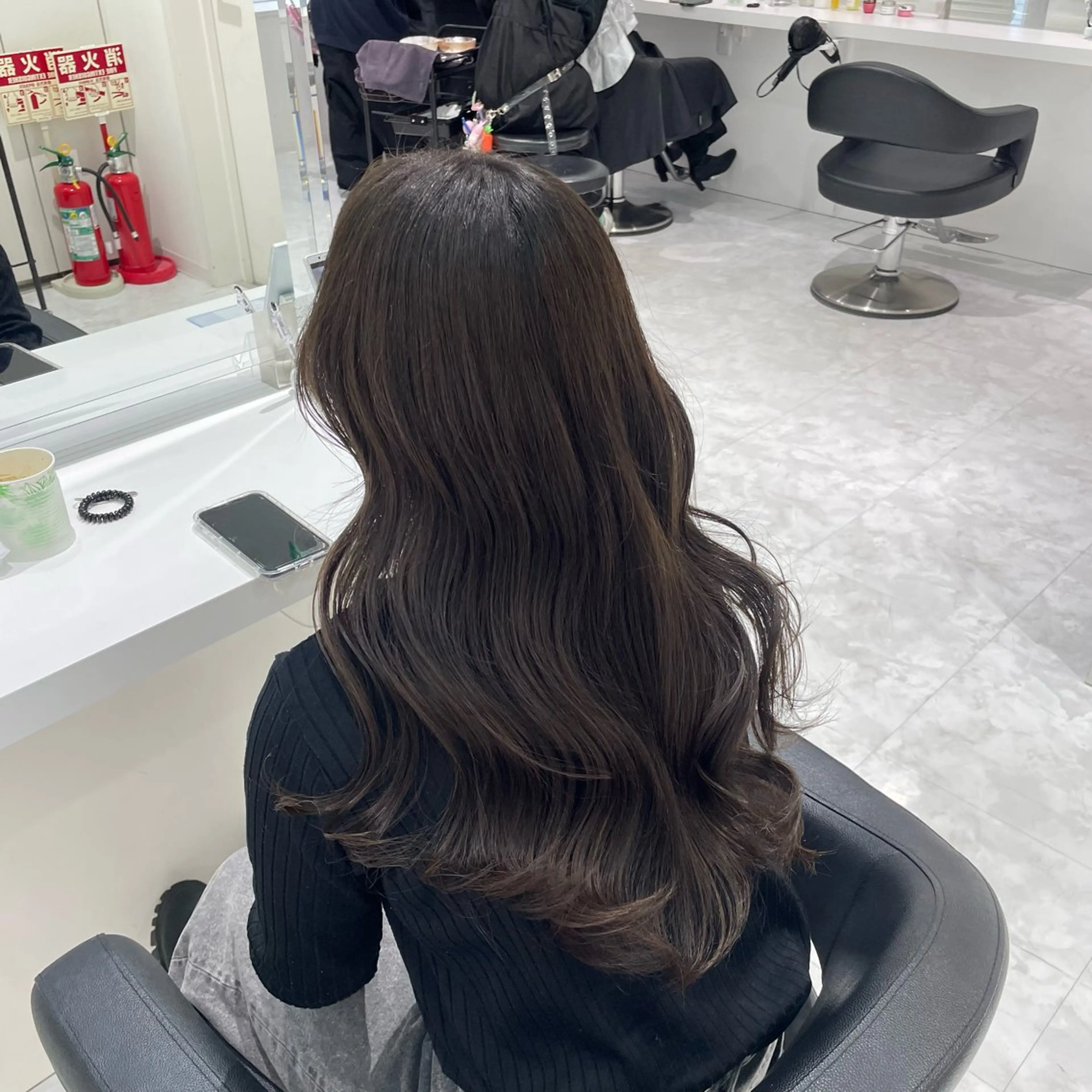 ロング カラー ♡艶髪ブラウン himi♡のヘアスタイル