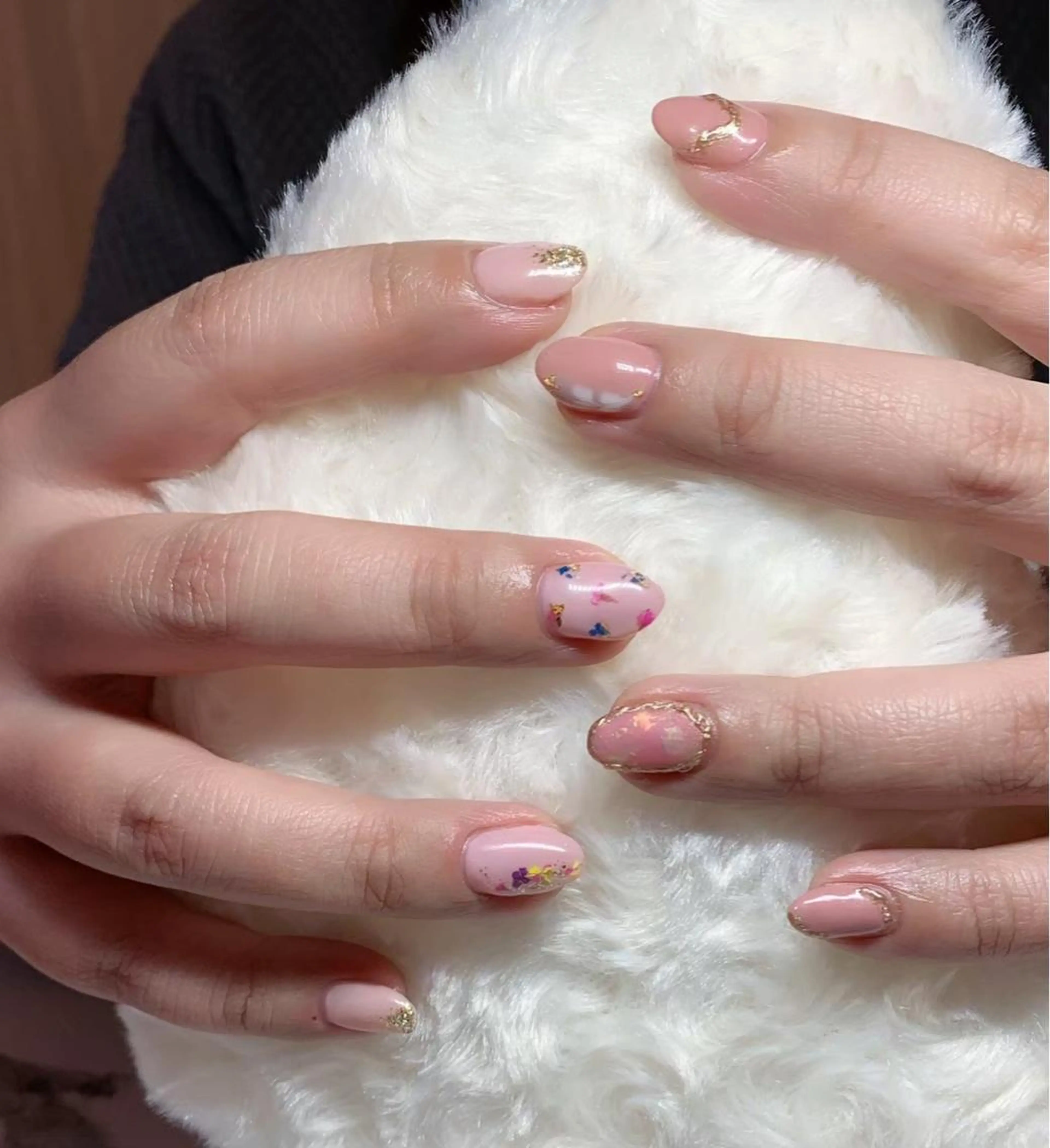 ネイル アニマル柄 アートネイル フラワーネイル ニュアンスネイル ネイルチップ ハンドネイル x.1.0.nail ♡Cのネイルデザイン