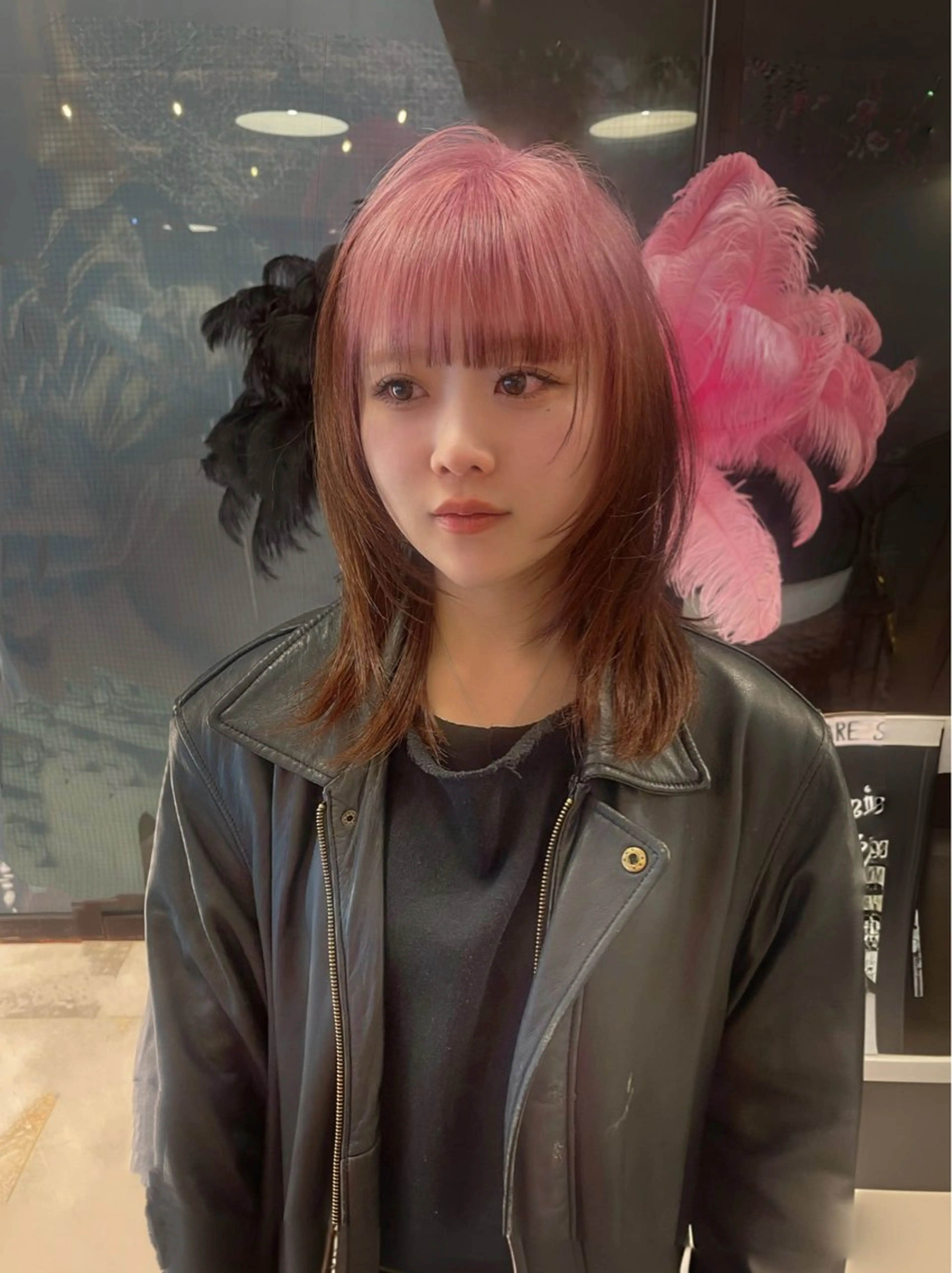 セミロング カラー ヘアカラー @kyoniyy KYONIのヘアスタイル