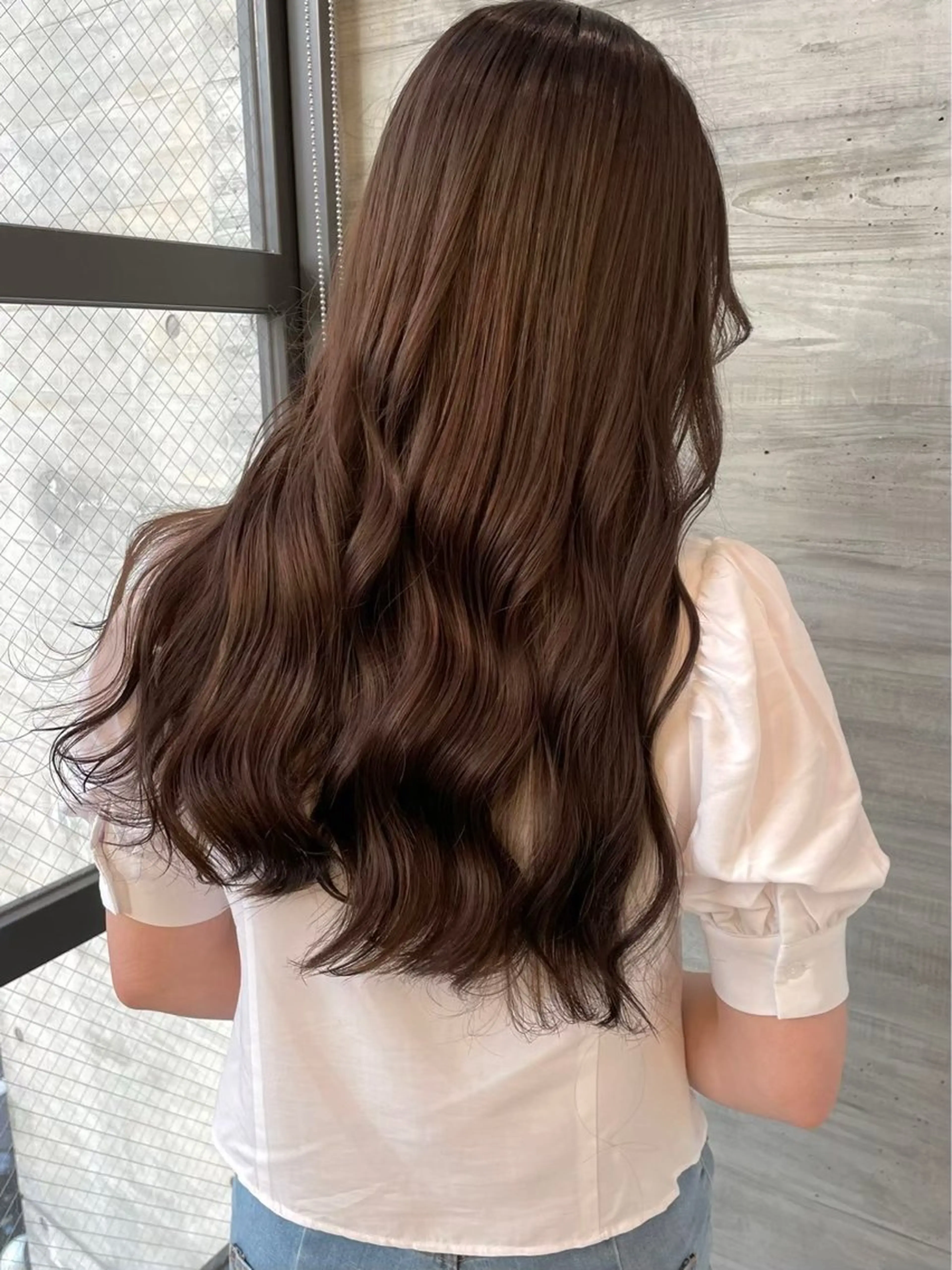 ロング カラー ヘアカラー ParveMix🍀 藤原愛未のヘアスタイル