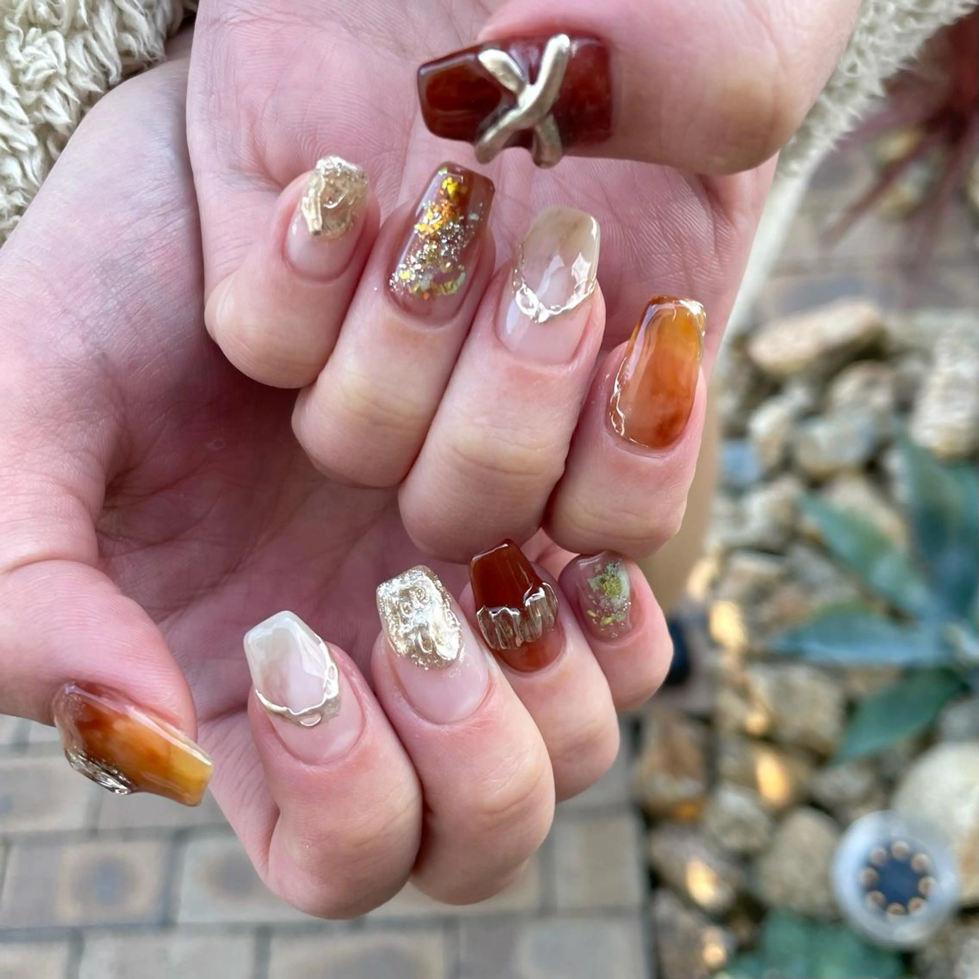 ネイル ニュアンスネイル 春ネイル ハンドネイル upala Mayukoのネイルデザイン