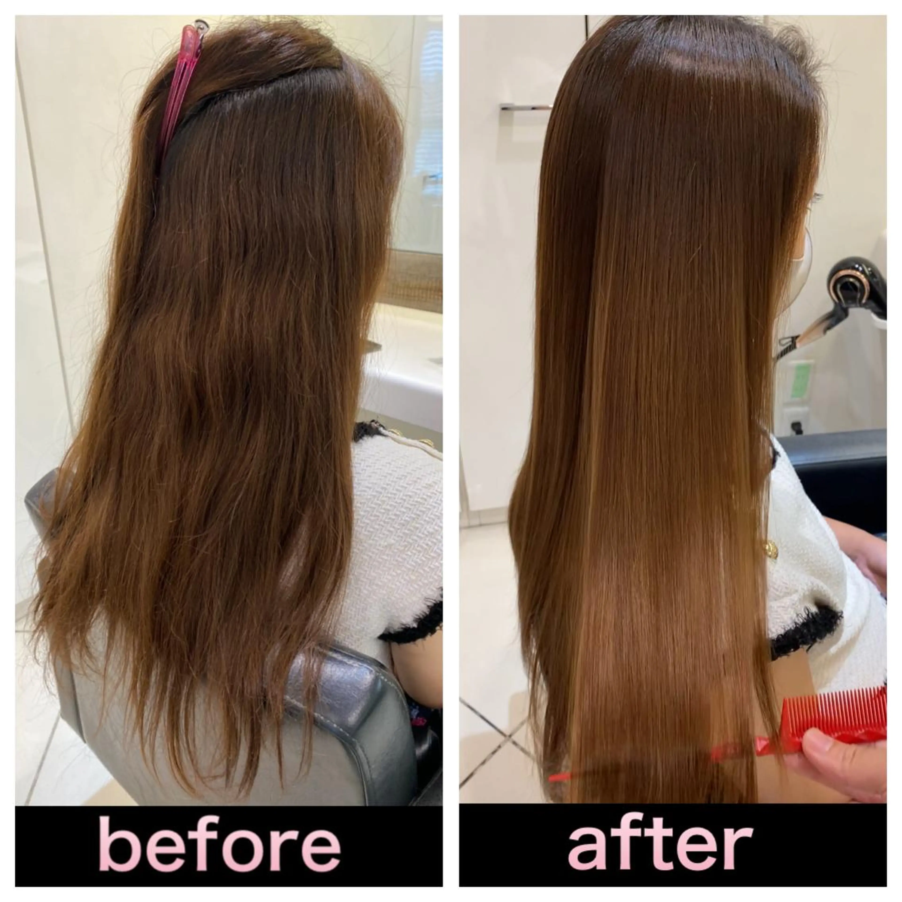 ロング ‪🤎艶感ベージュ/ ミルクティー‪🤎のヘアスタイル