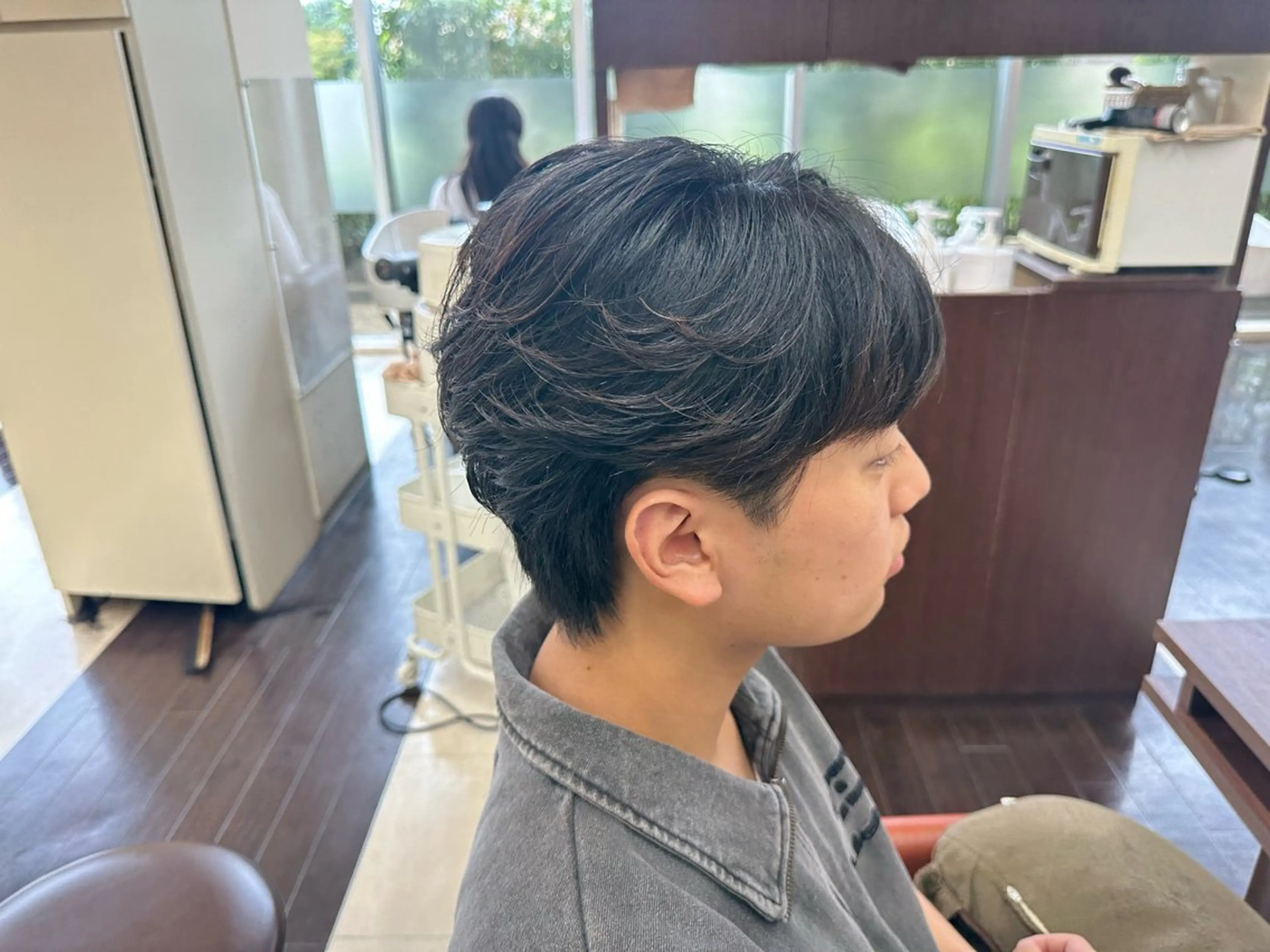 ショート カラー パーマ メンズ カット パーマ ヘアセット 毎月230人担当/ メンズヘア/清和武虎のヘアスタイル