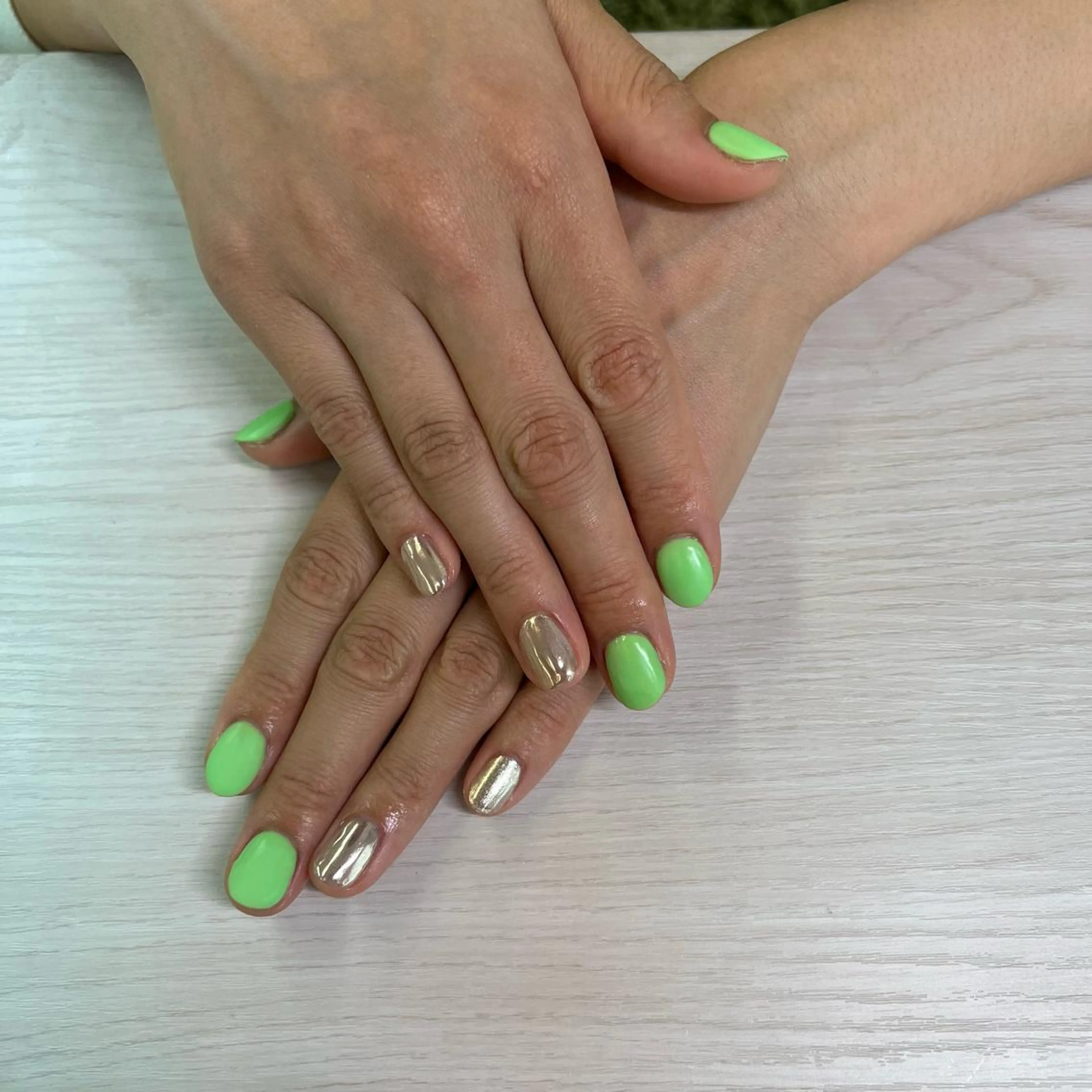 ネイル マットネイル ミラーネイル TRU NAIL 越谷レイクタウンmori店所属・TRU NAILのネイルデザイン