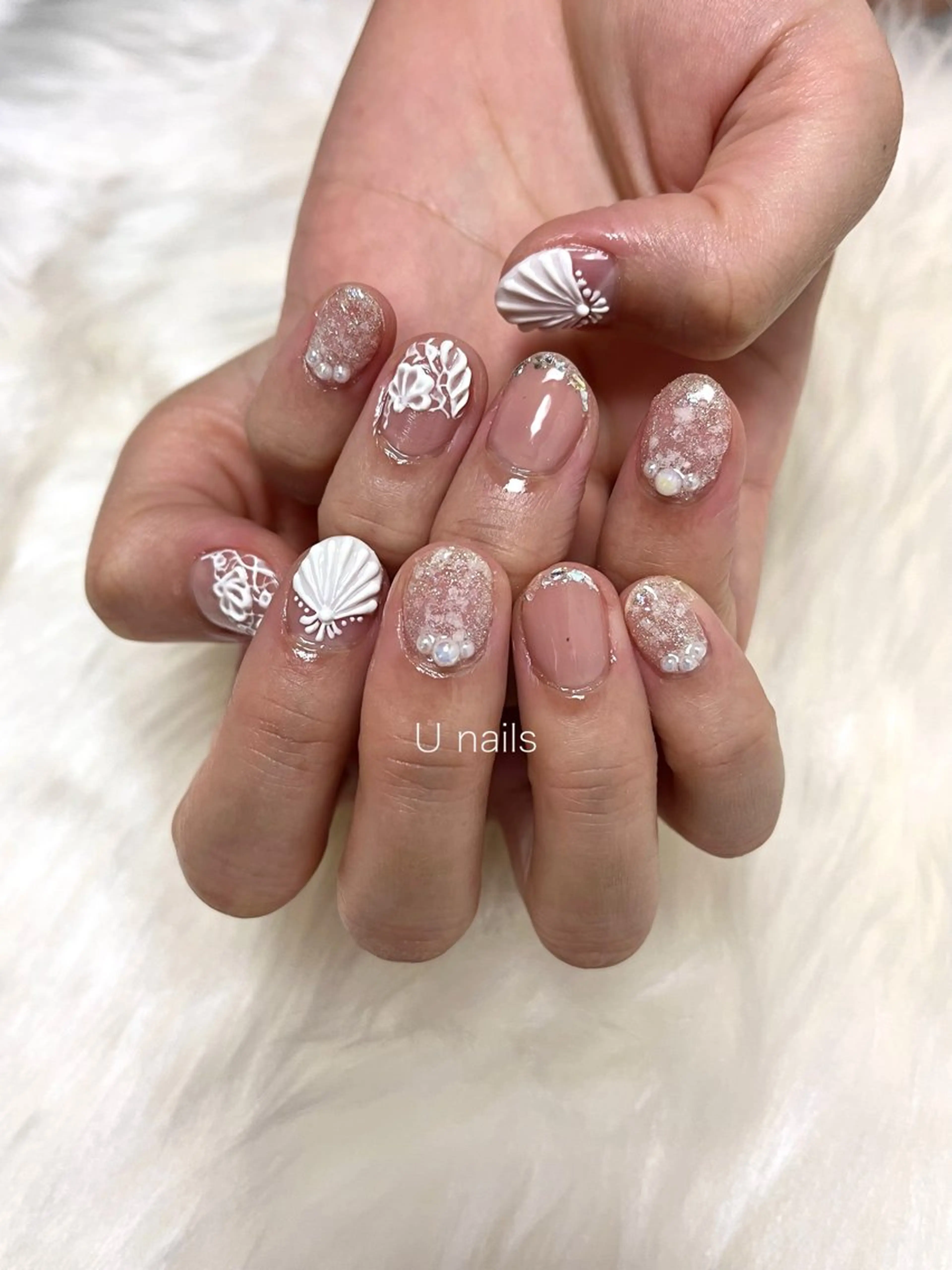 ネイル ブライダルネイル U nailsのネイルデザイン
