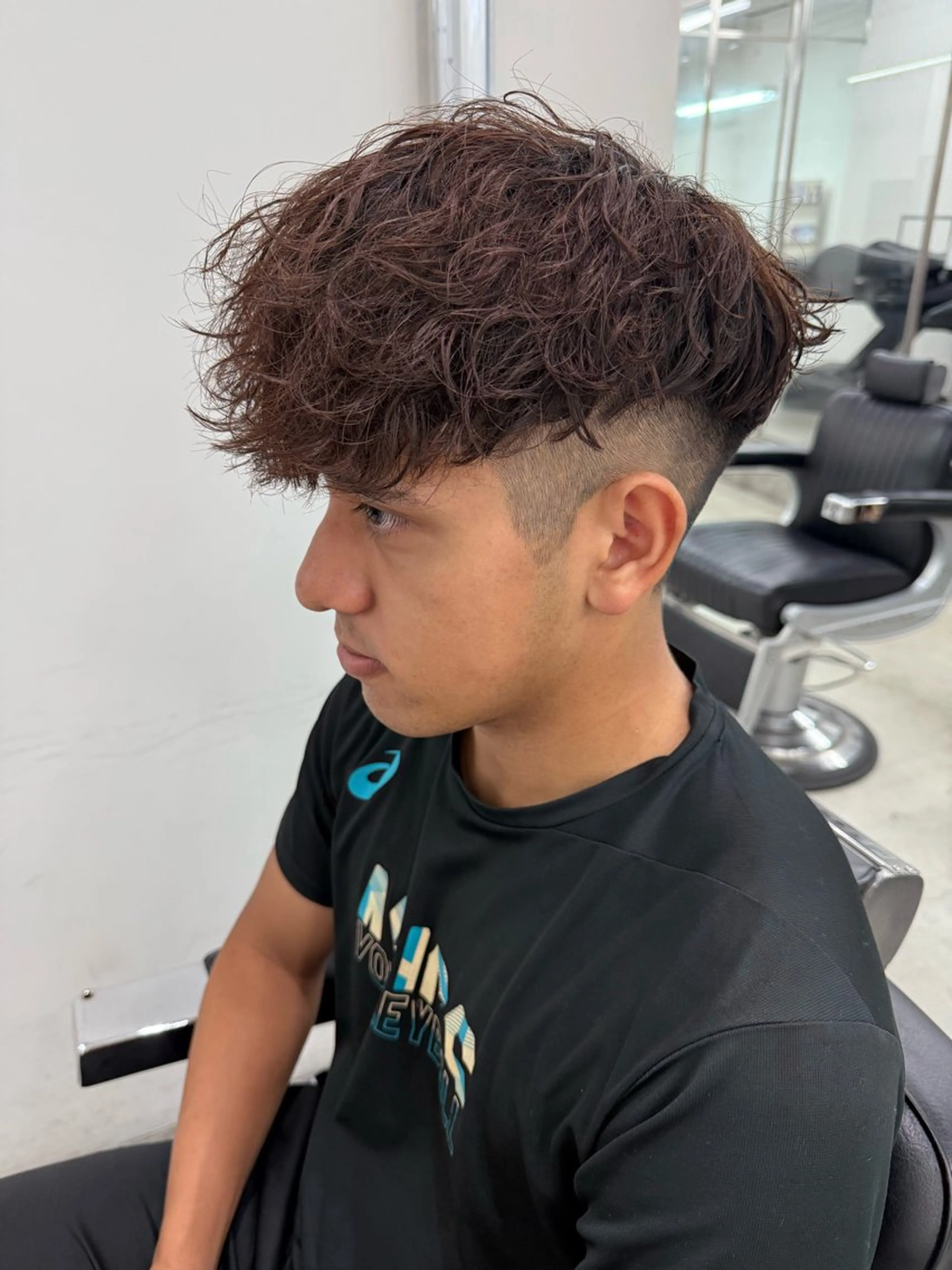 ショート パーマ メンズ カット パーマ トリートメント 亀井隆汰/メンズ専門 パーマ特化美容師のヘアスタイル