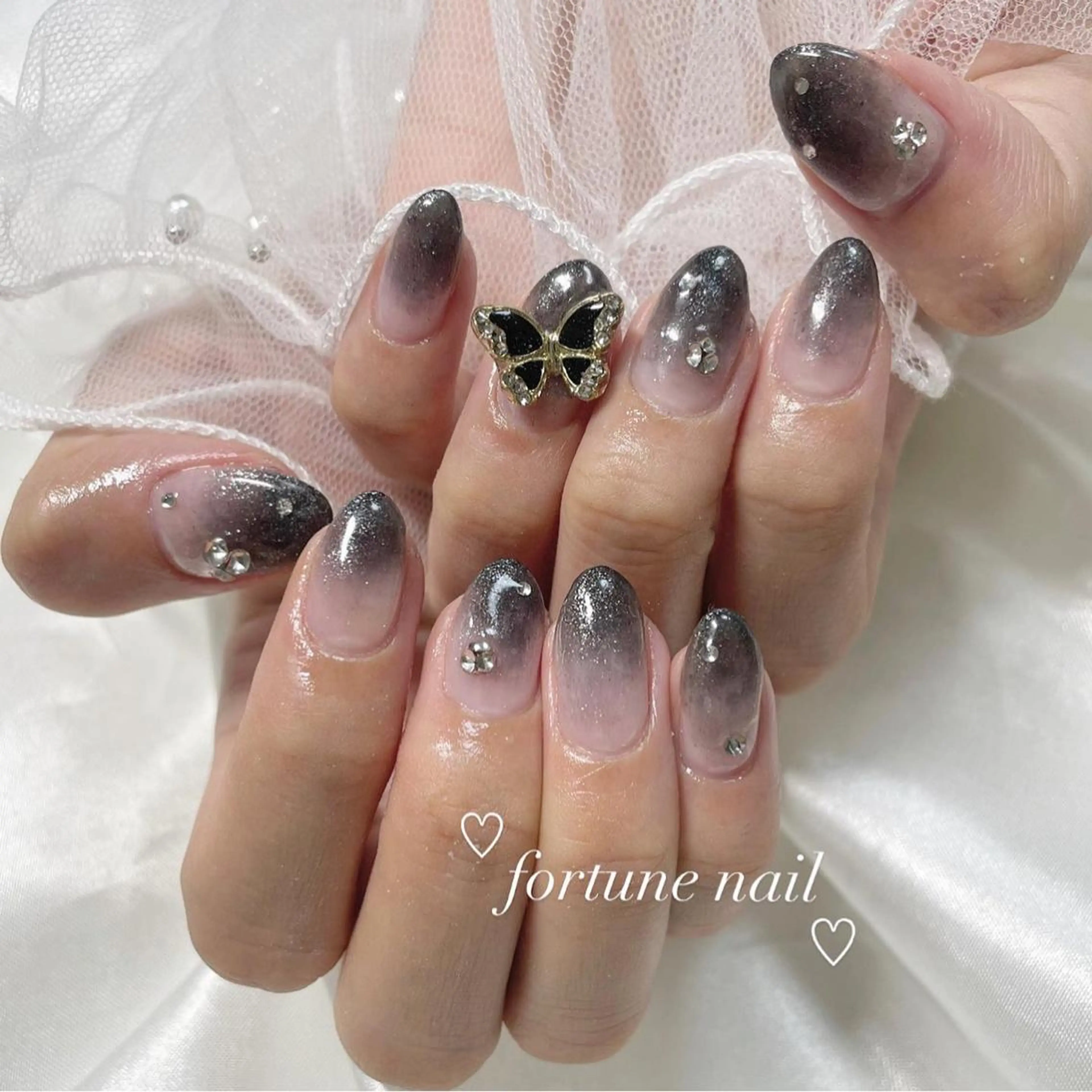 ネイル グラデーション ラメ(グリッター) ラメグラデーション ハンドネイル ☆saori ☆のネイルデザイン