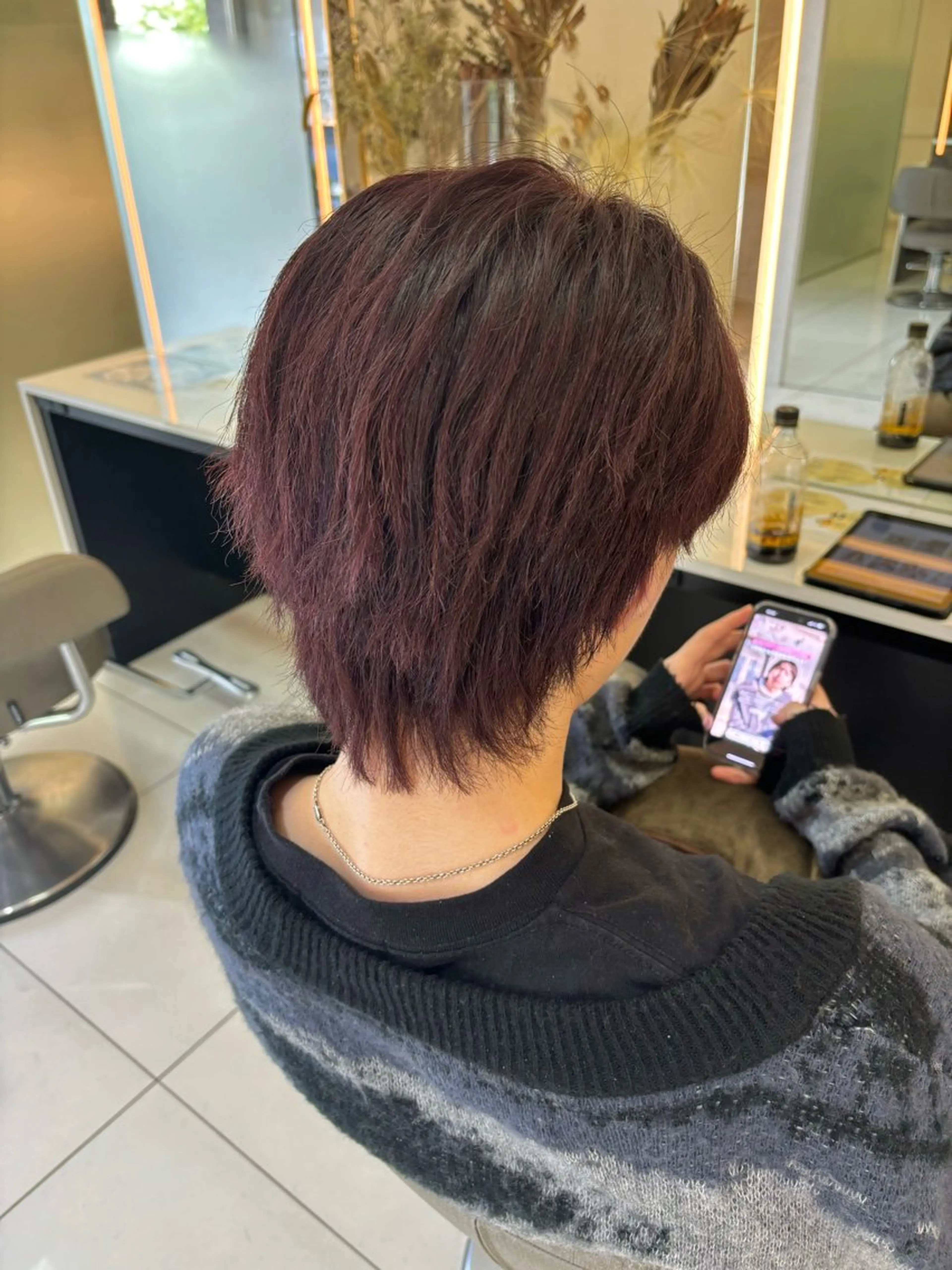 メンズ カット ヘアカラー レイヤーカット/ボブ /nene🍥⋆*のヘアスタイル